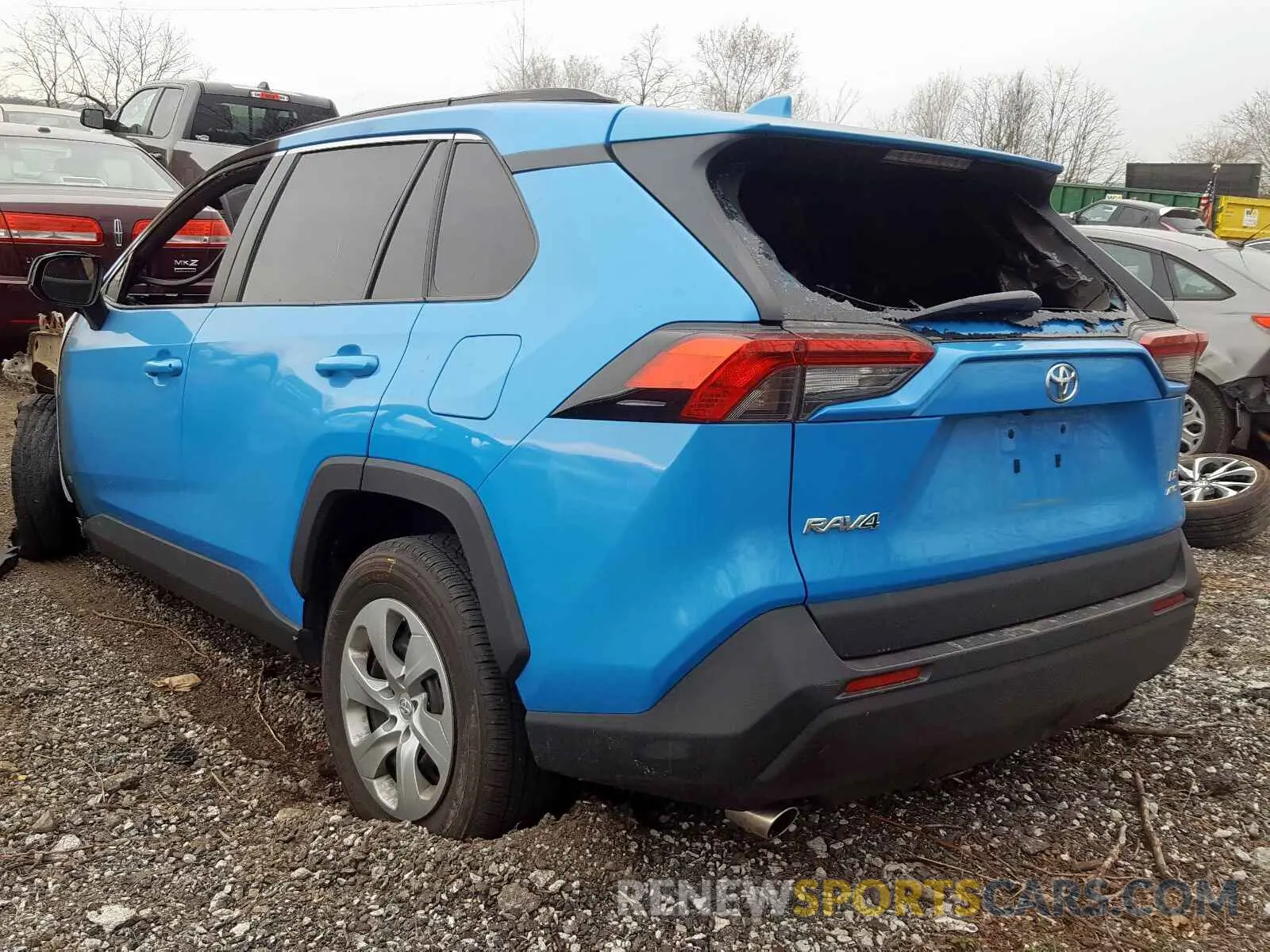 3 fotografías del automóvil dañado 2T3F1RFV7KC049260 TOYOTA RAV4 2019