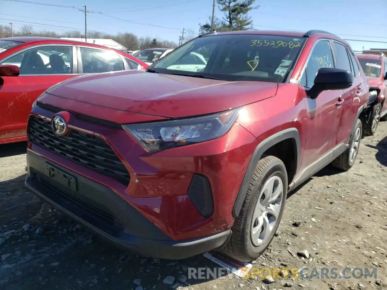 2 fotografías del automóvil dañado 2T3F1RFV7KW063142 TOYOTA RAV4 2019