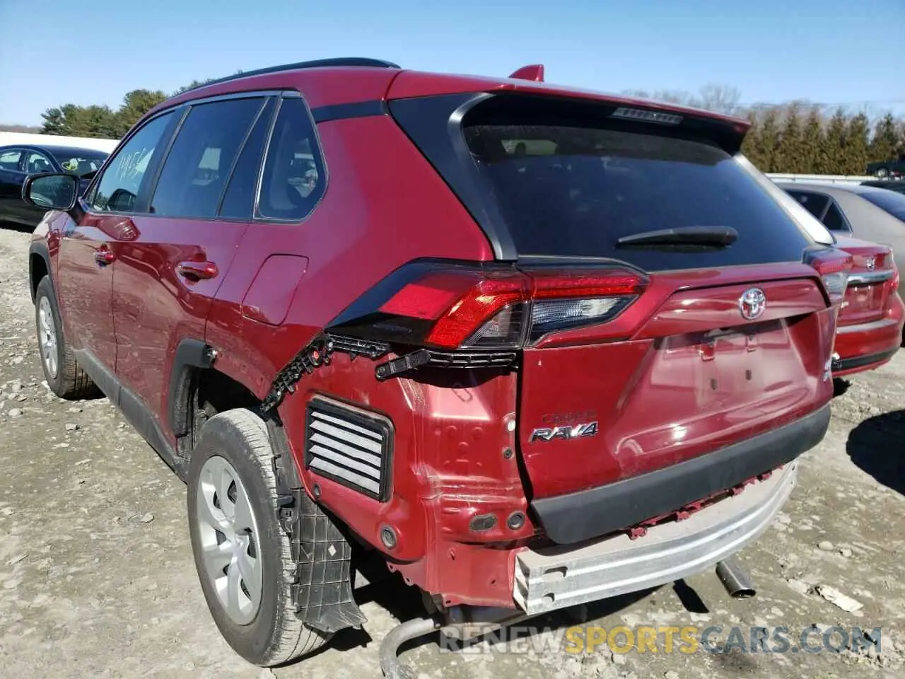 3 fotografías del automóvil dañado 2T3F1RFV7KW063142 TOYOTA RAV4 2019