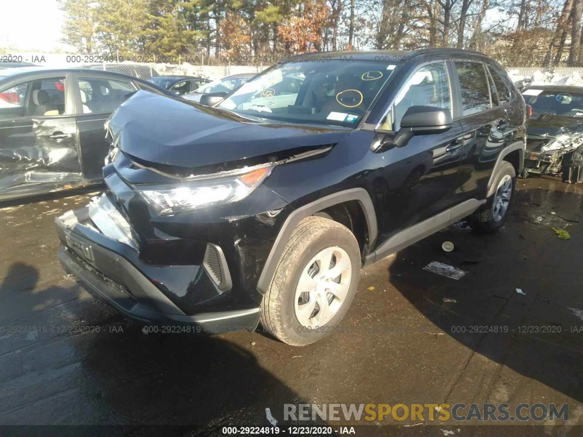 2 fotografías del automóvil dañado 2T3F1RFV8KW008778 TOYOTA RAV4 2019