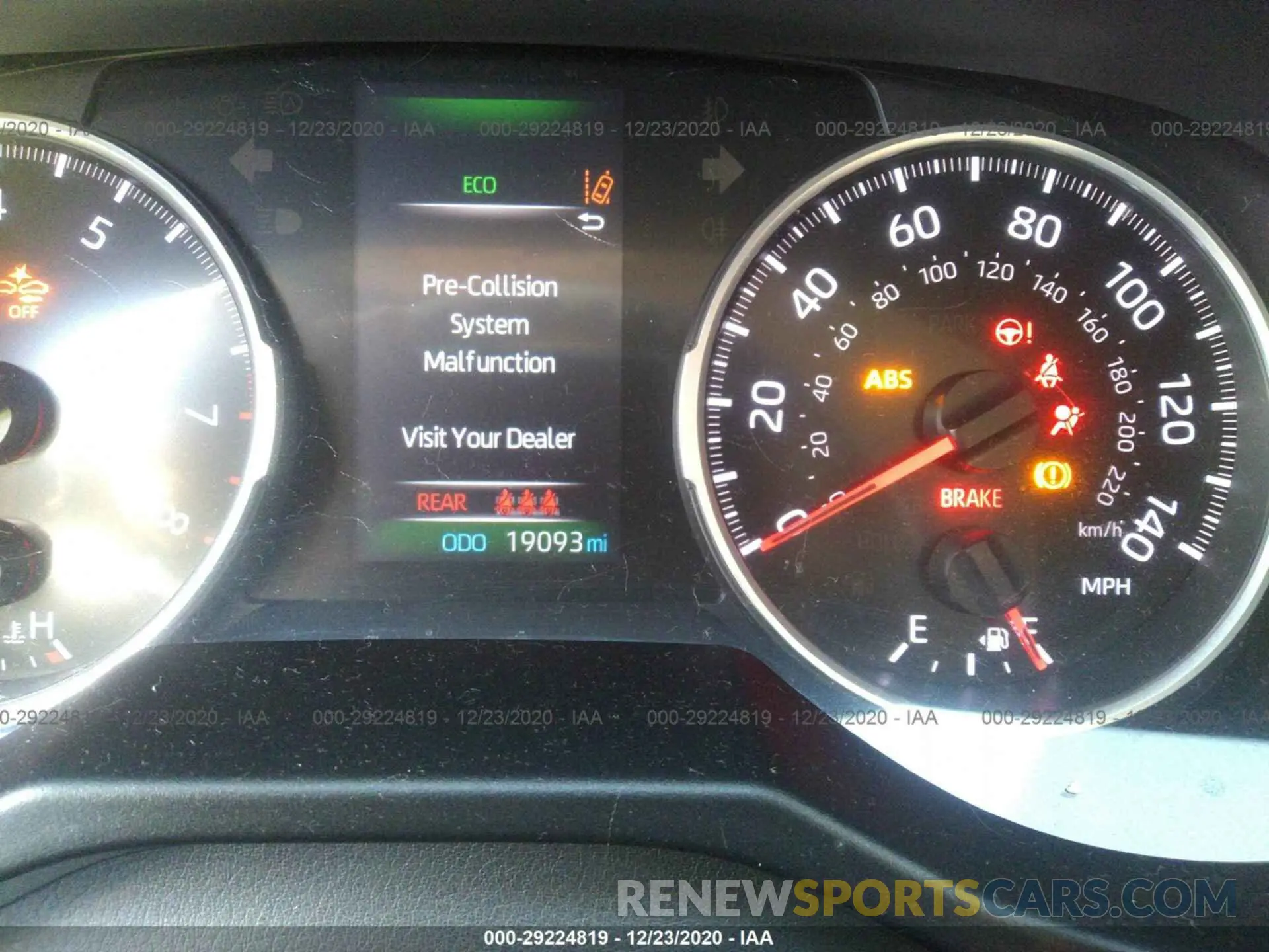7 fotografías del automóvil dañado 2T3F1RFV8KW008778 TOYOTA RAV4 2019