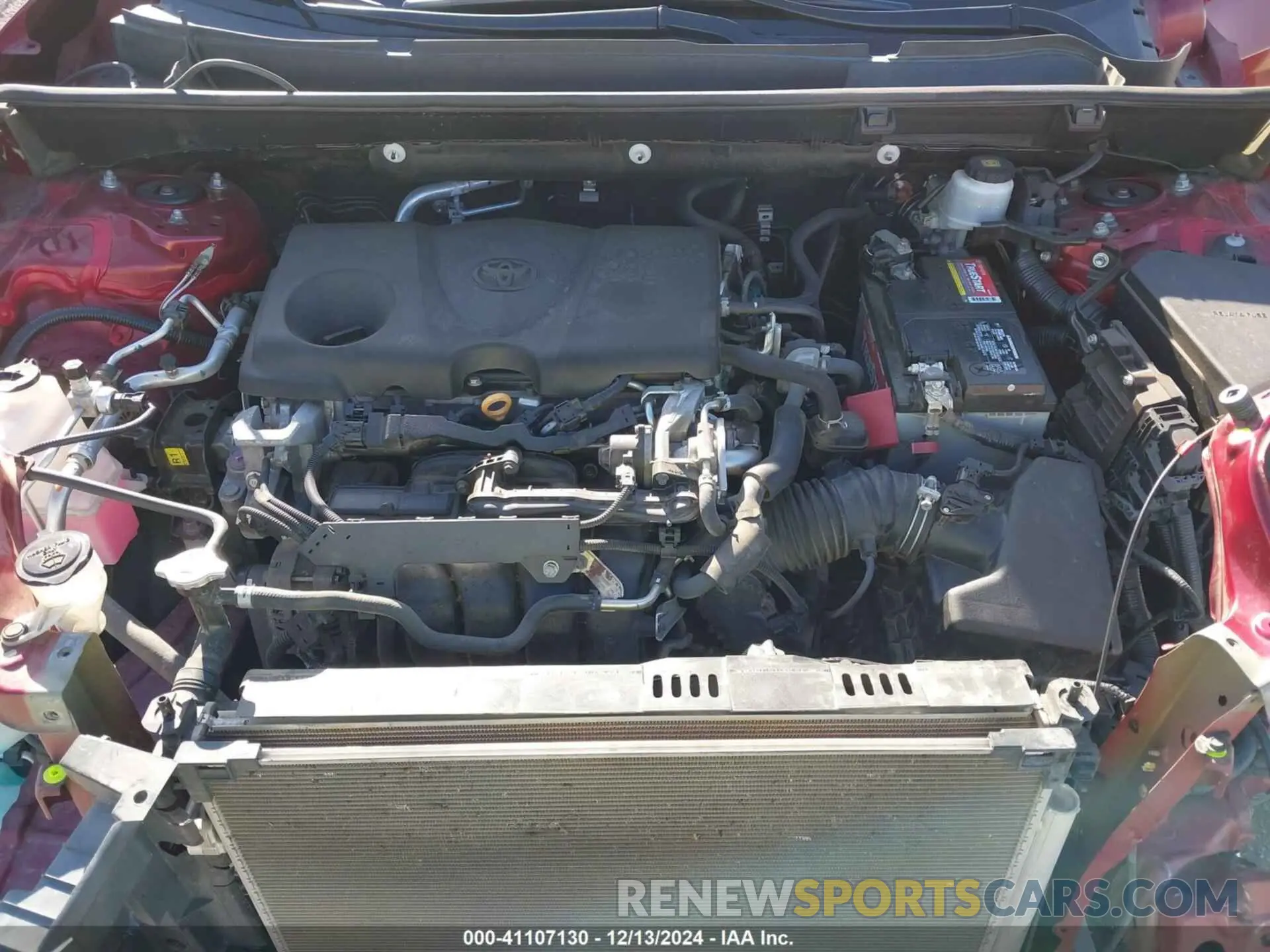 10 fotografías del automóvil dañado 2T3F1RFV8KW026875 TOYOTA RAV4 2019