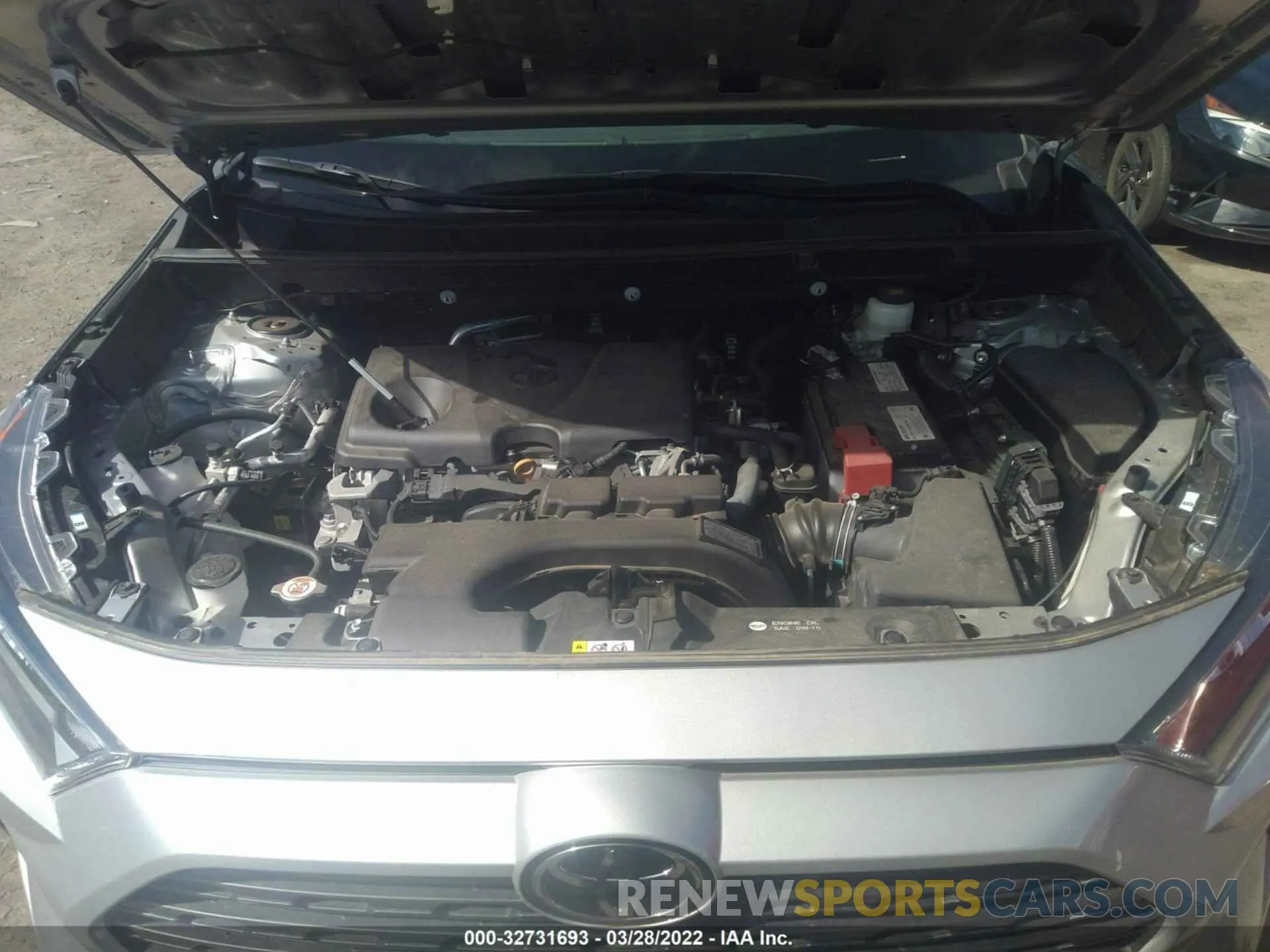 10 fotografías del automóvil dañado 2T3F1RFV8KW035057 TOYOTA RAV4 2019