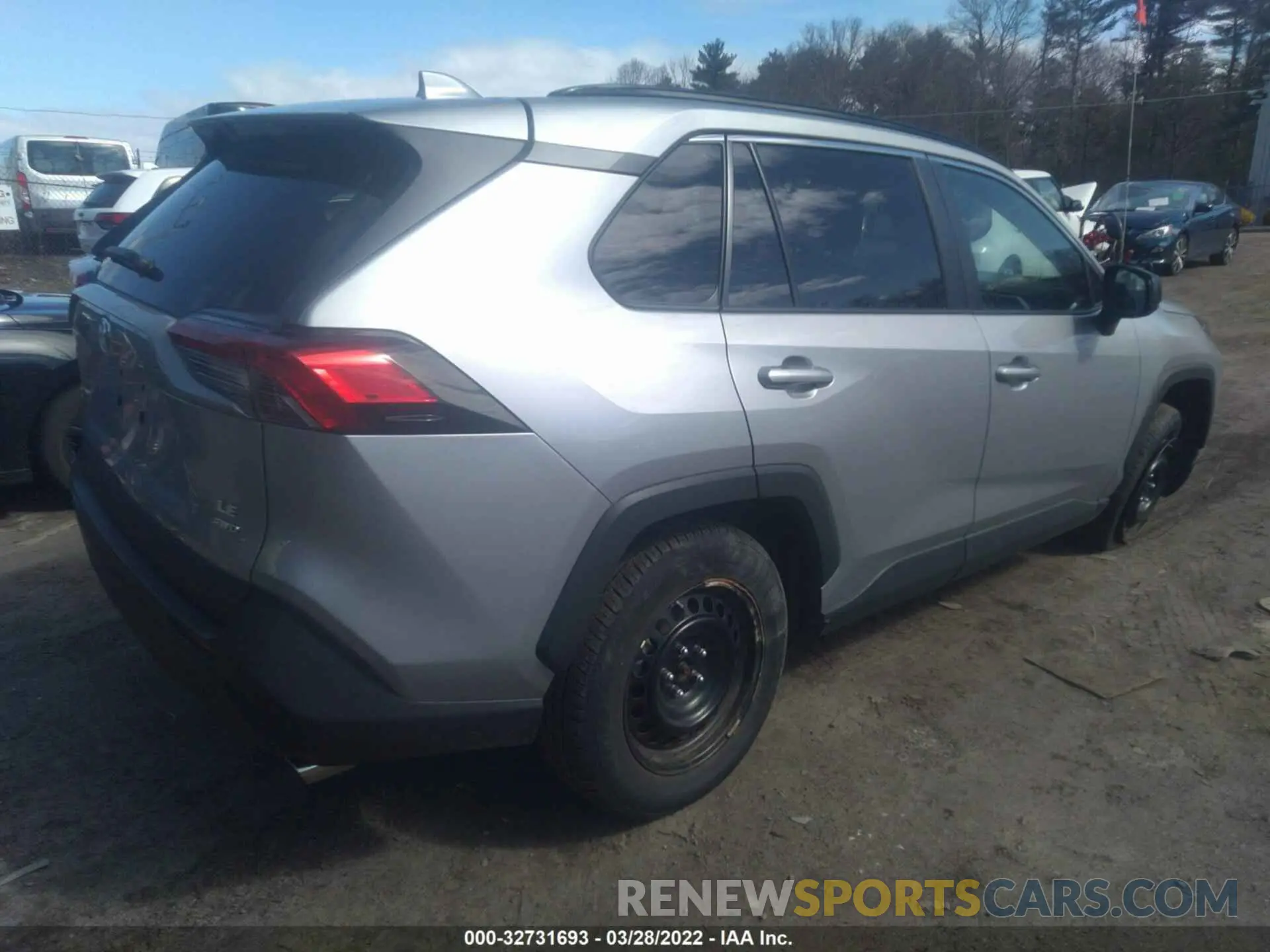 4 fotografías del automóvil dañado 2T3F1RFV8KW035057 TOYOTA RAV4 2019