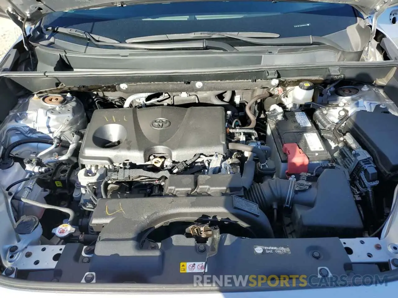 12 fotografías del automóvil dañado 2T3F1RFVXKC057613 TOYOTA RAV4 2019