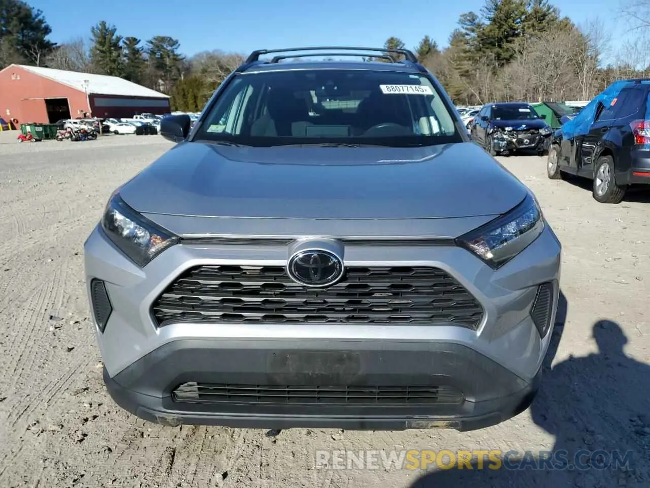 5 fotografías del automóvil dañado 2T3F1RFVXKC057613 TOYOTA RAV4 2019