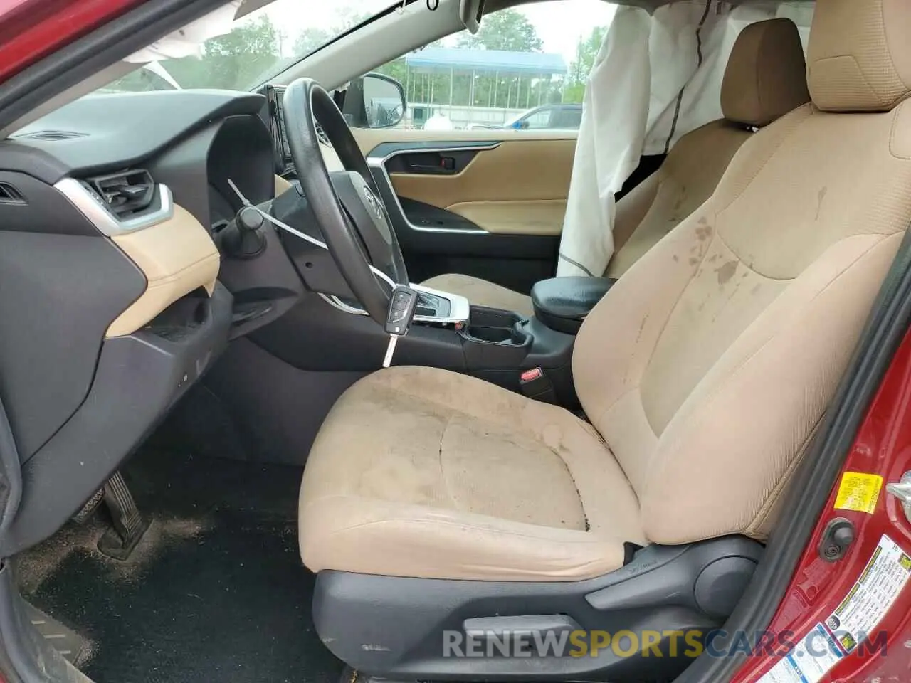 7 fotografías del automóvil dañado 2T3F1RFVXKW031561 TOYOTA RAV4 2019