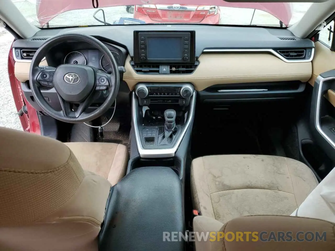8 fotografías del automóvil dañado 2T3F1RFVXKW031561 TOYOTA RAV4 2019