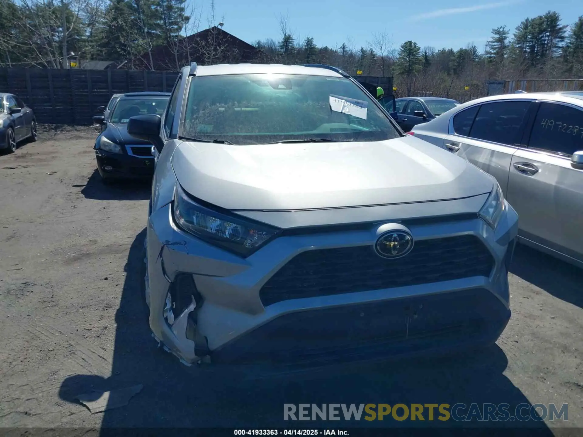 12 fotografías del automóvil dañado 2T3F1RFVXKW051521 TOYOTA RAV4 2019