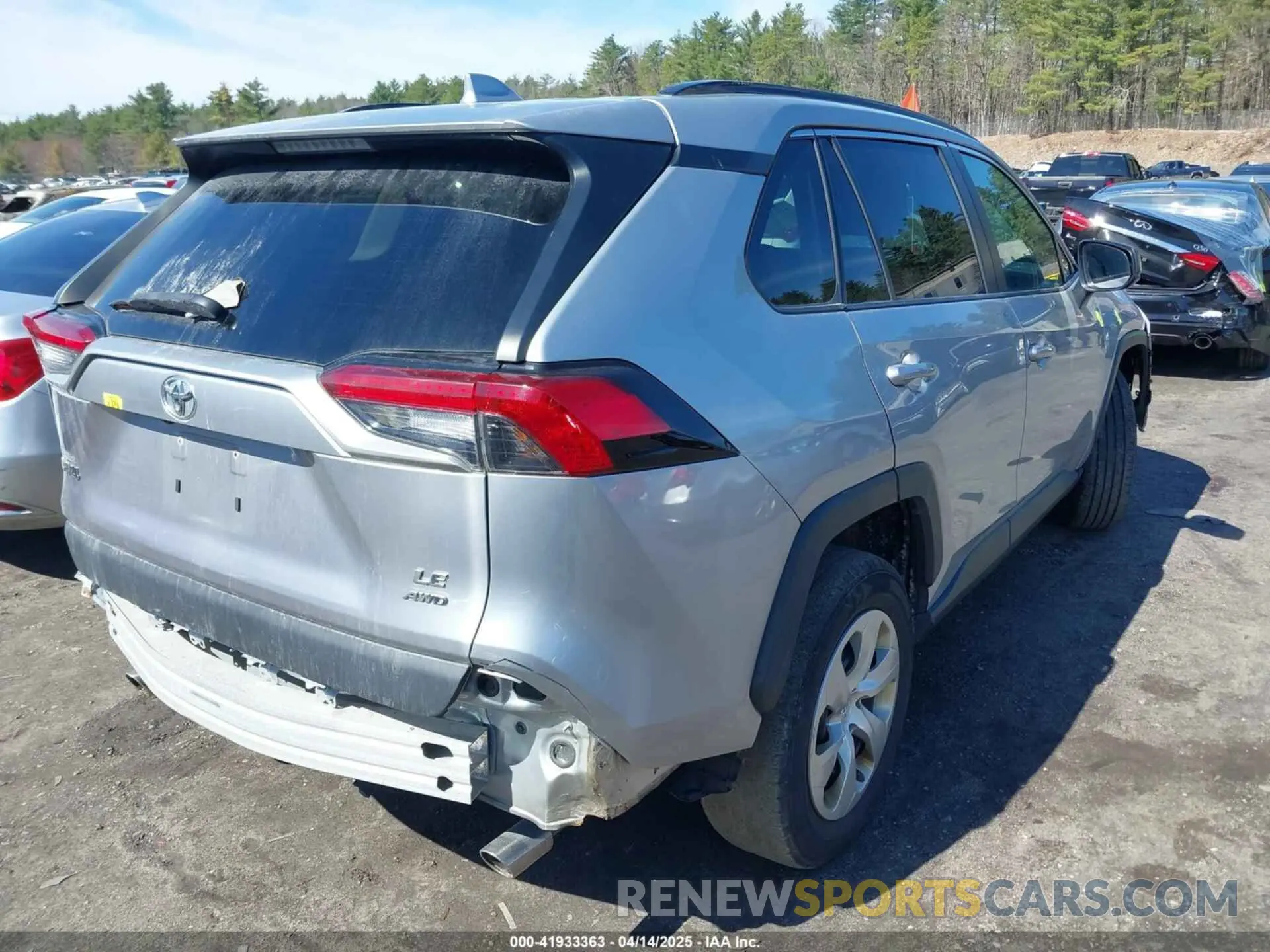 4 fotografías del automóvil dañado 2T3F1RFVXKW051521 TOYOTA RAV4 2019