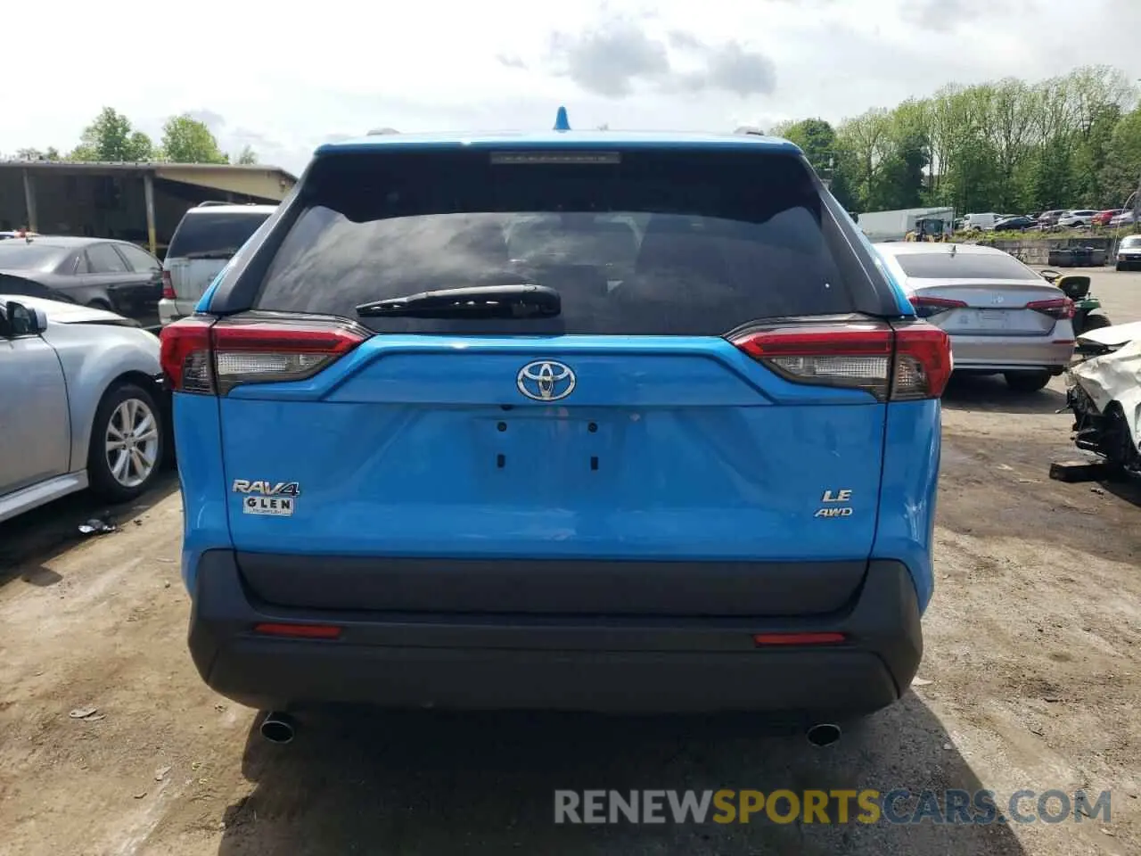 6 fotografías del automóvil dañado 2T3G1RFV1KW042811 TOYOTA RAV4 2019