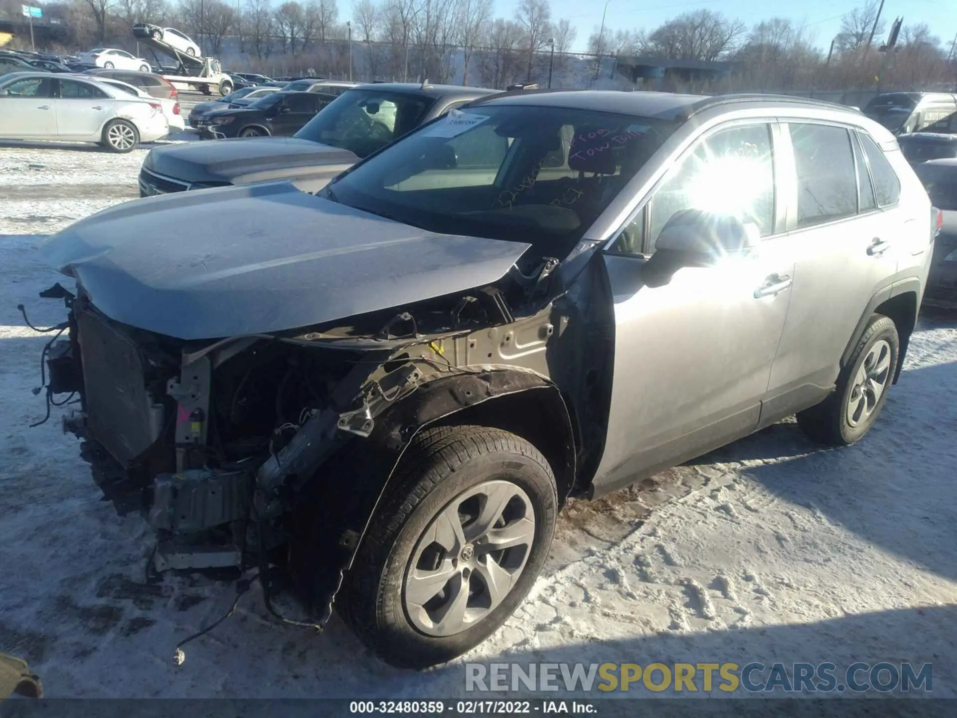 2 fotografías del automóvil dañado 2T3G1RFV2KW013060 TOYOTA RAV4 2019