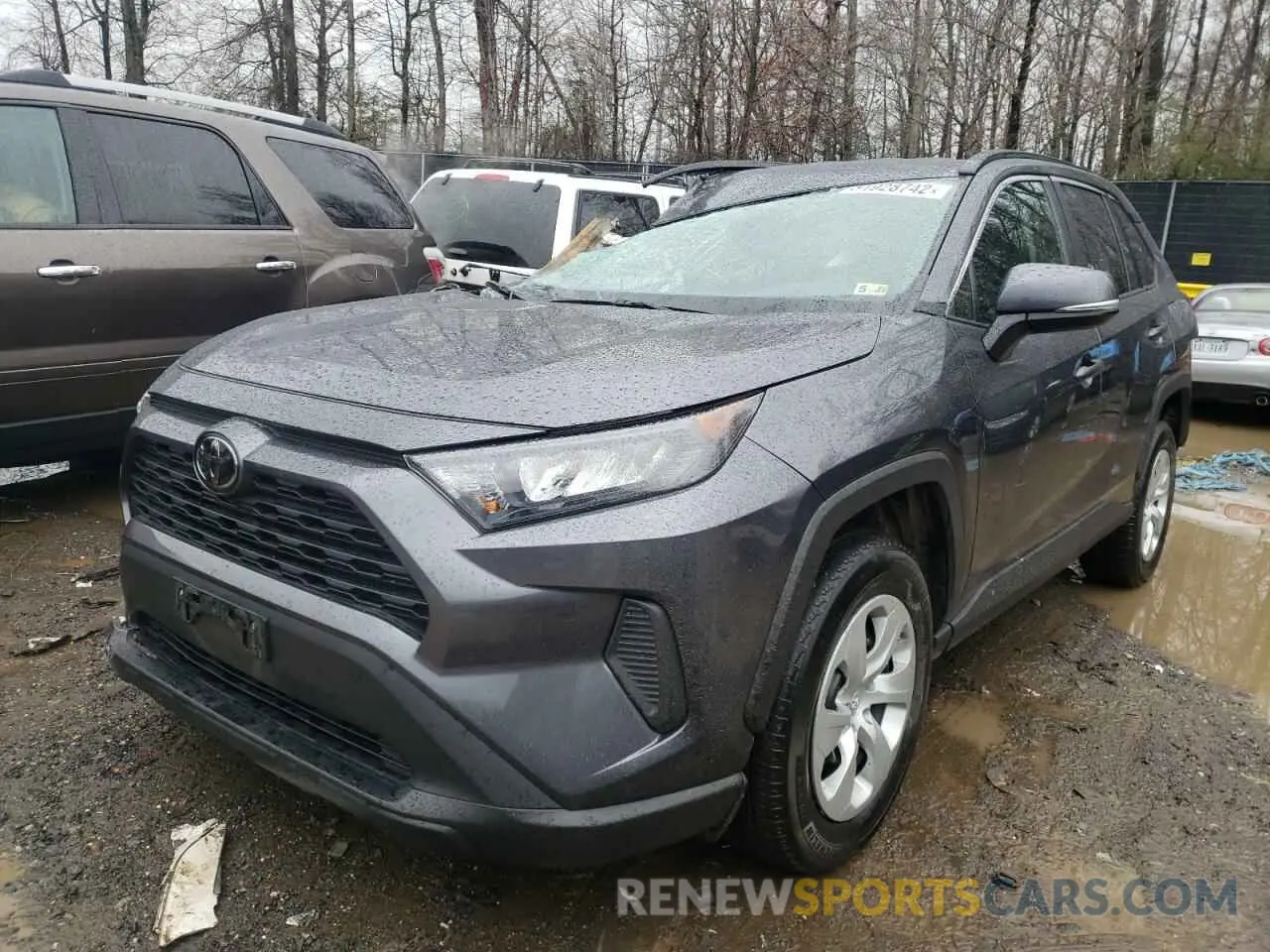 2 fotografías del automóvil dañado 2T3G1RFV3KC004515 TOYOTA RAV4 2019