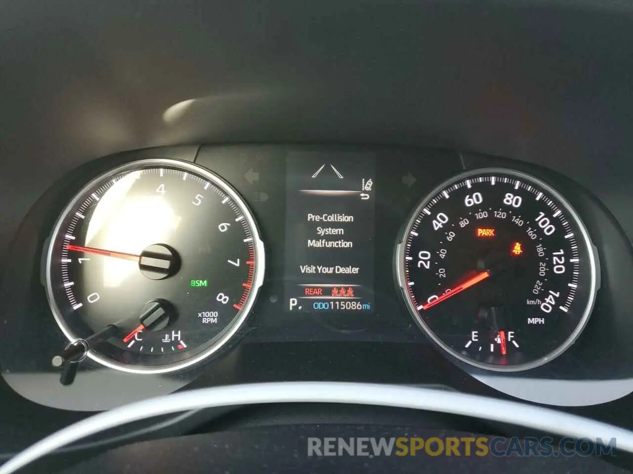 9 fotografías del automóvil dañado 2T3G1RFV5KW045226 TOYOTA RAV4 2019