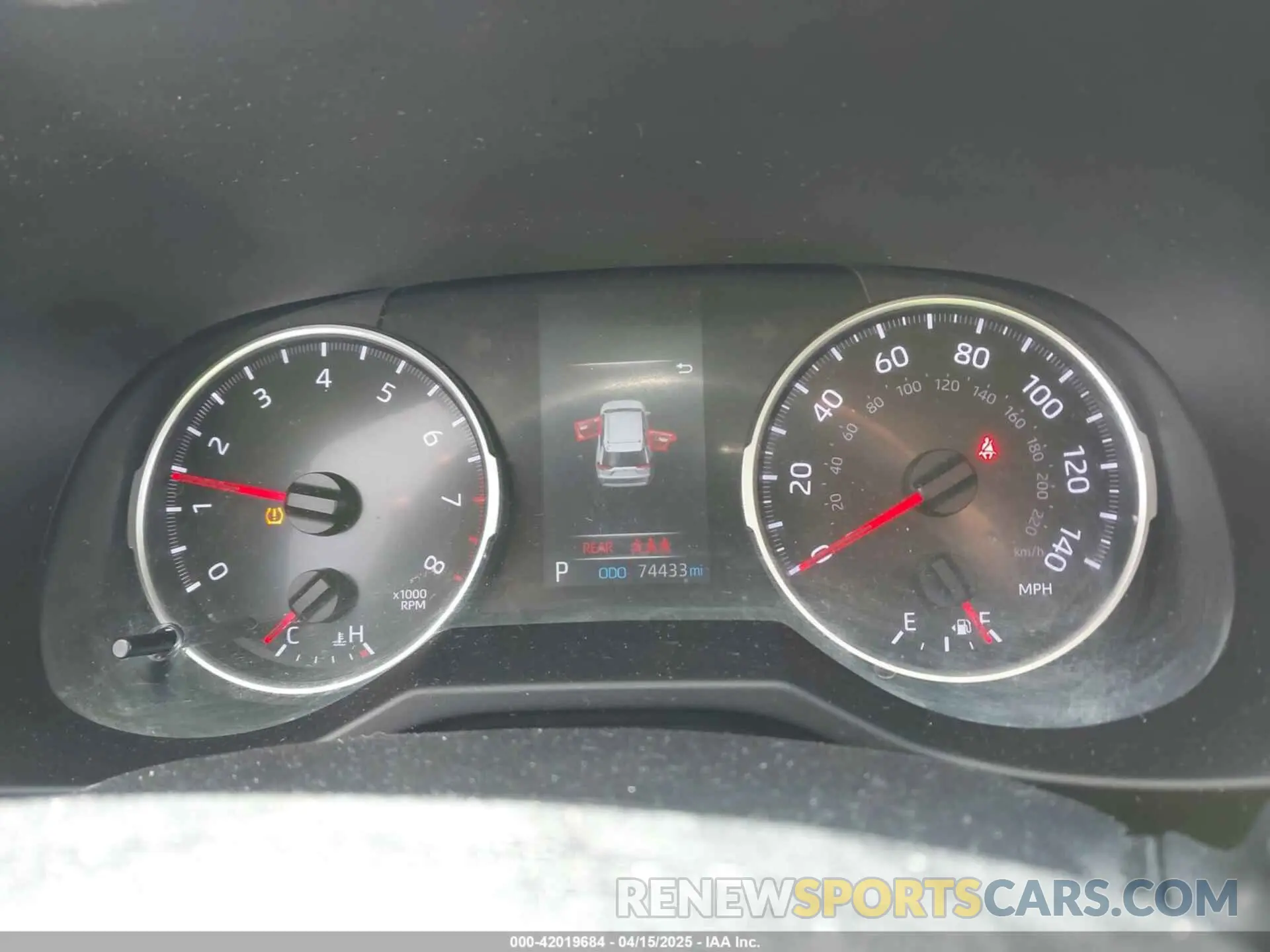 7 fotografías del automóvil dañado 2T3G1RFV9KC015700 TOYOTA RAV4 2019