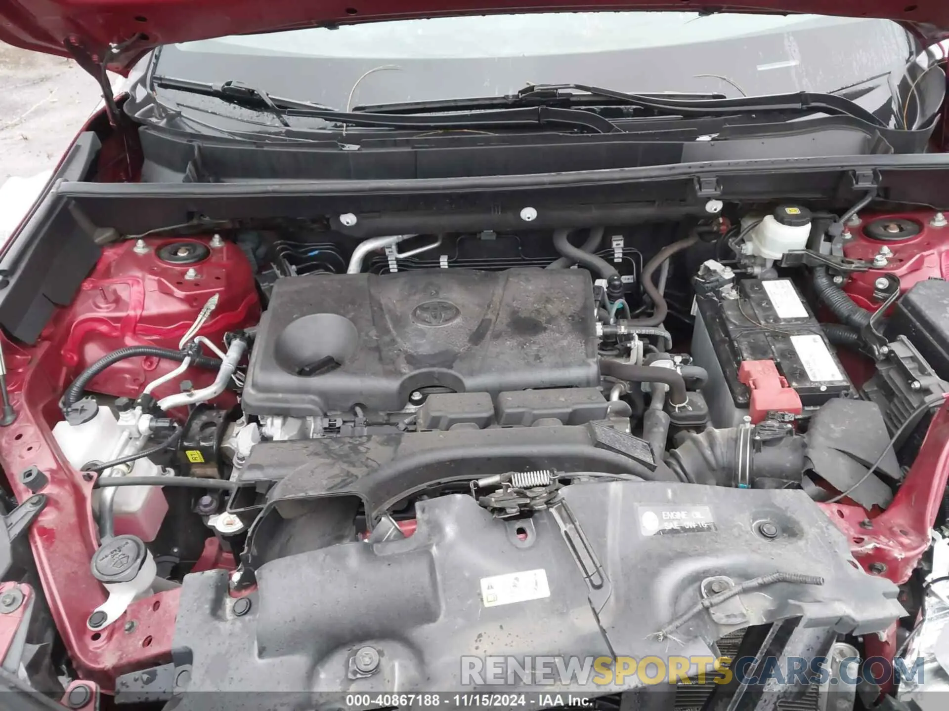 10 fotografías del automóvil dañado 2T3G1RFV9KW022452 TOYOTA RAV4 2019
