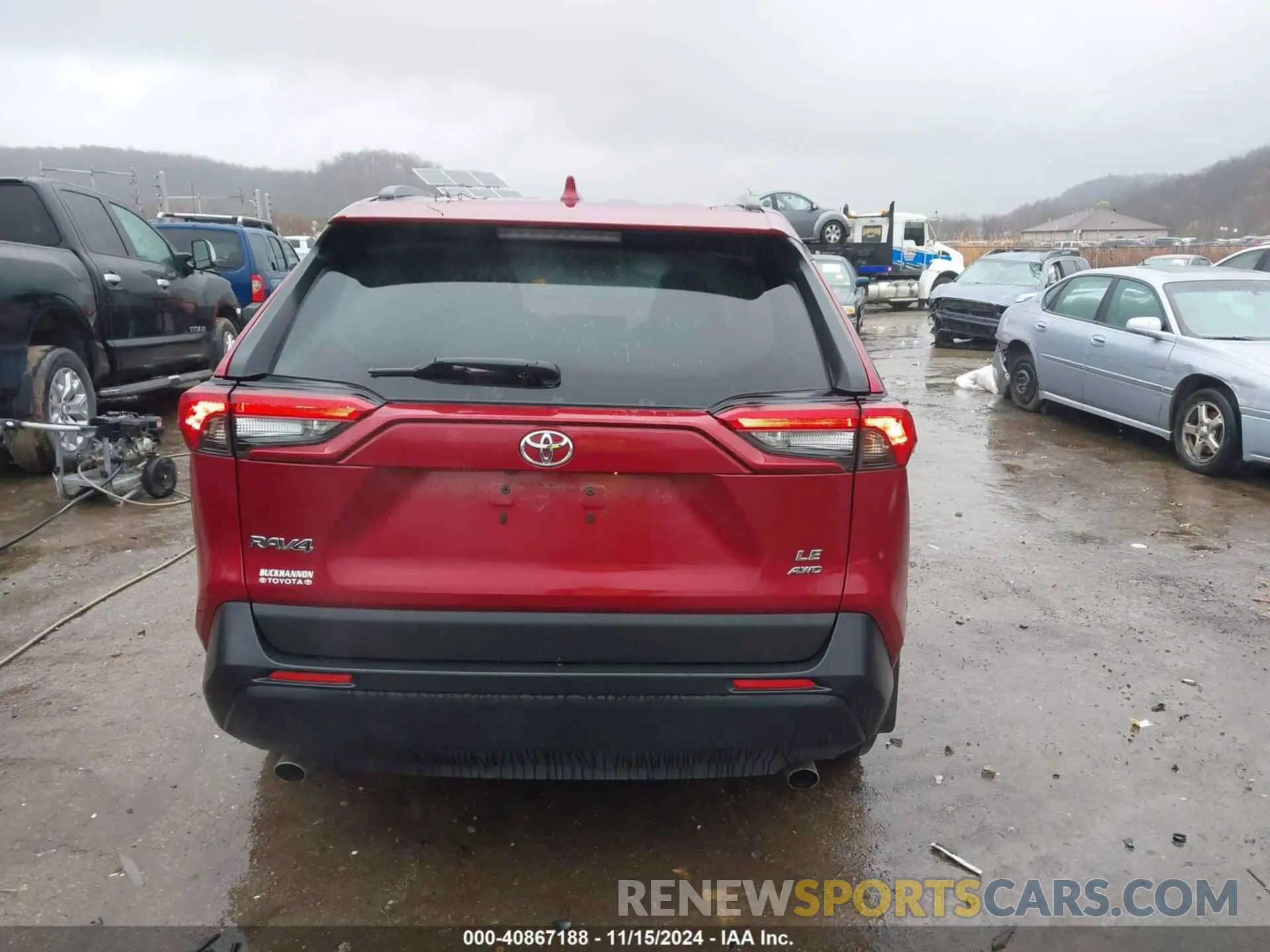 16 fotografías del automóvil dañado 2T3G1RFV9KW022452 TOYOTA RAV4 2019