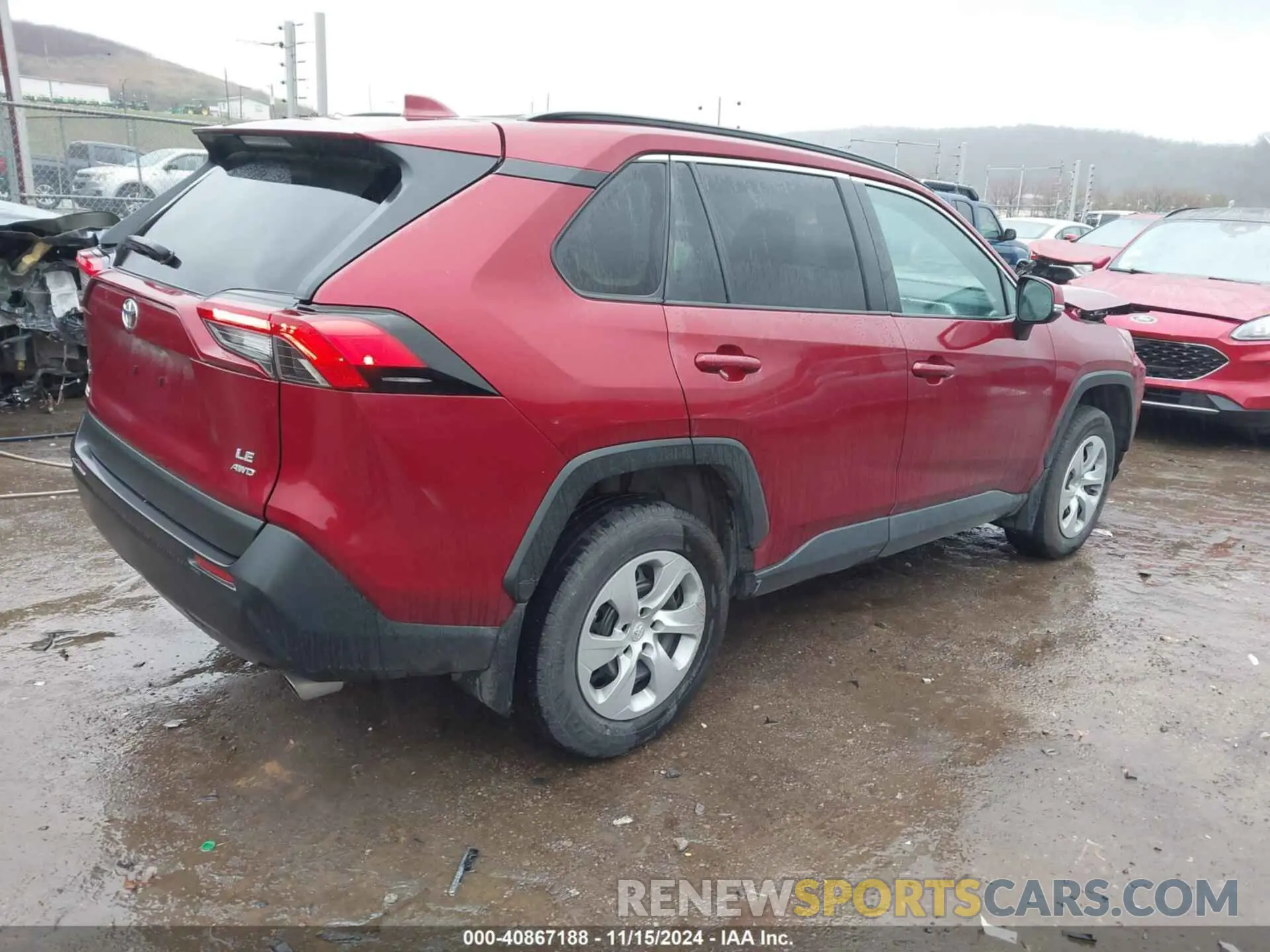 4 fotografías del automóvil dañado 2T3G1RFV9KW022452 TOYOTA RAV4 2019