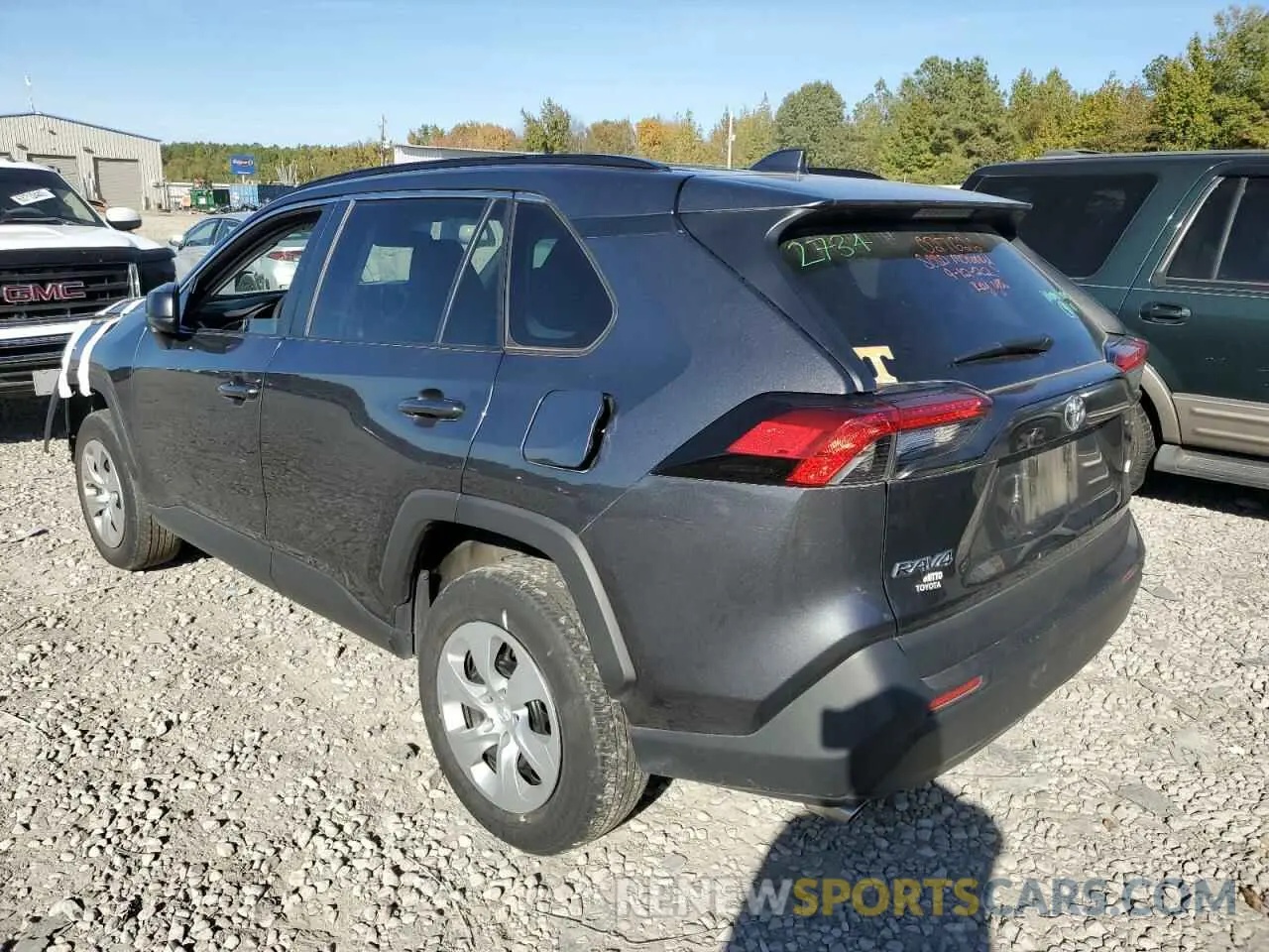3 fotografías del automóvil dañado 2T3H1RFV0KC027626 TOYOTA RAV4 2019