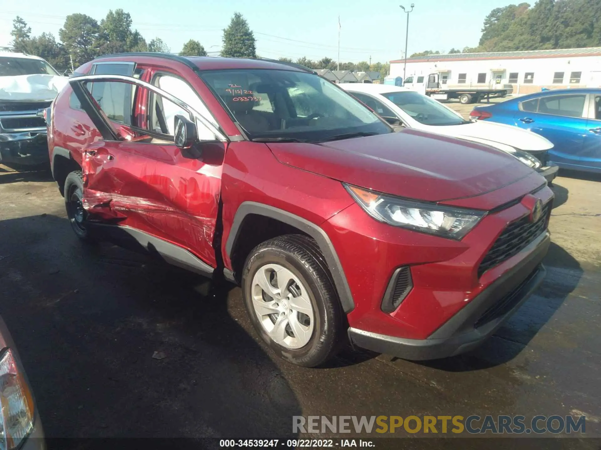 1 fotografías del automóvil dañado 2T3H1RFV0KW038169 TOYOTA RAV4 2019