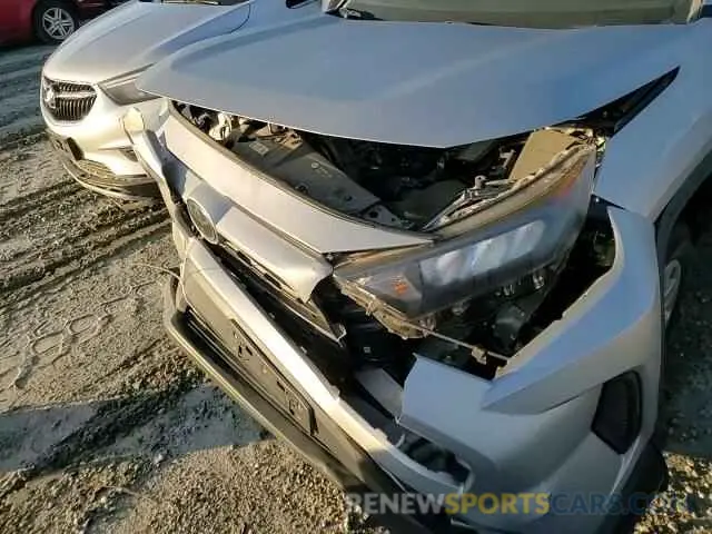 10 fotografías del automóvil dañado 2T3H1RFV0KW056252 TOYOTA RAV4 2019