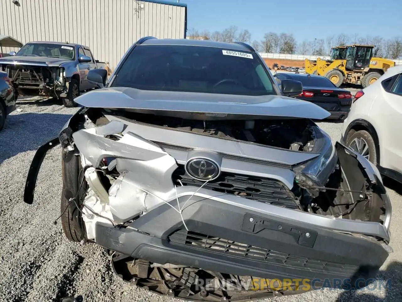 5 fotografías del automóvil dañado 2T3H1RFV0KW056252 TOYOTA RAV4 2019