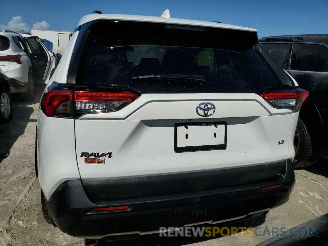 6 fotografías del automóvil dañado 2T3H1RFV1KC031300 TOYOTA RAV4 2019