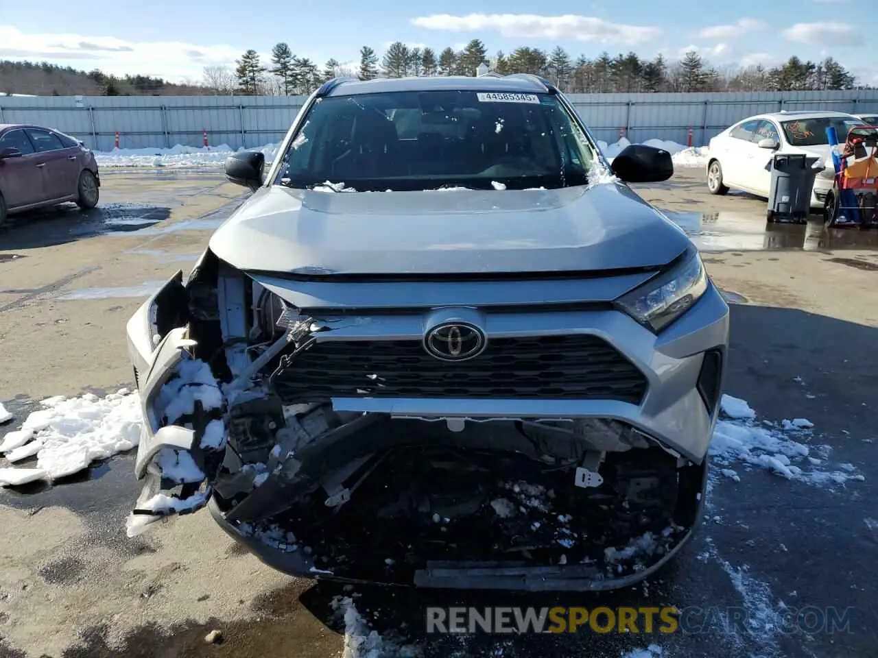 5 fotografías del automóvil dañado 2T3H1RFV1KW026600 TOYOTA RAV4 2019