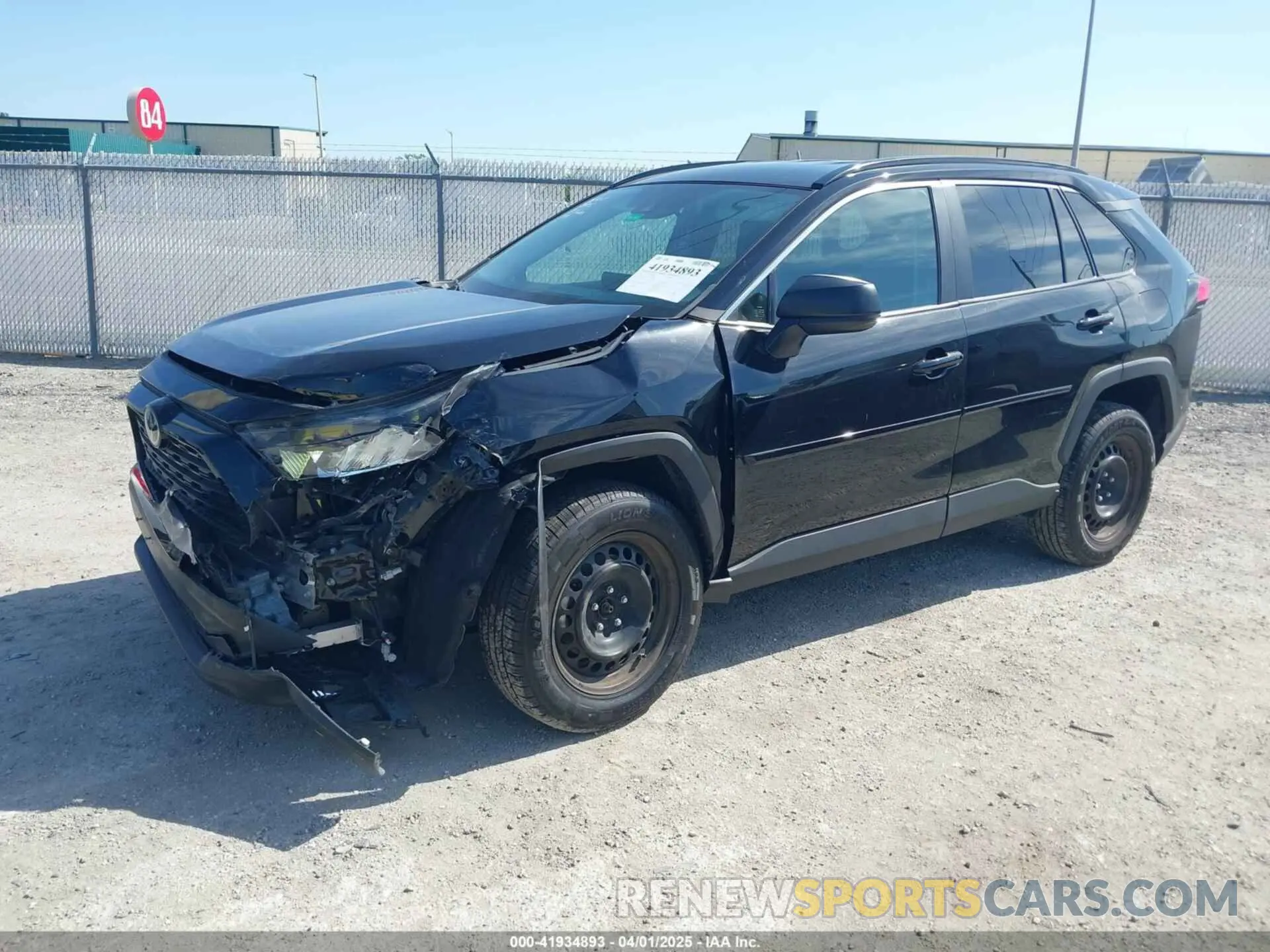 2 fotografías del automóvil dañado 2T3H1RFV2KC003604 TOYOTA RAV4 2019