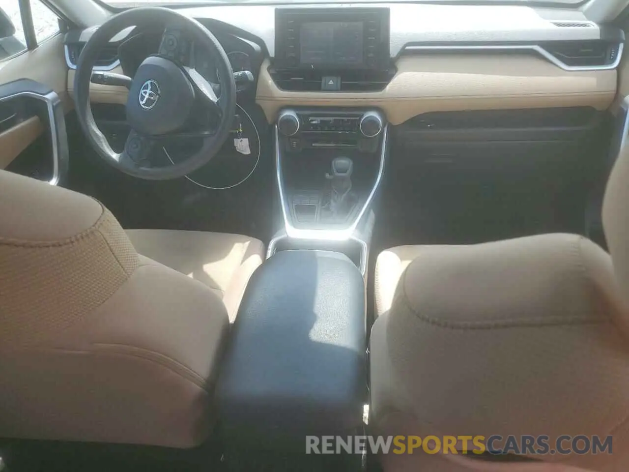8 fotografías del automóvil dañado 2T3H1RFV2KC013923 TOYOTA RAV4 2019