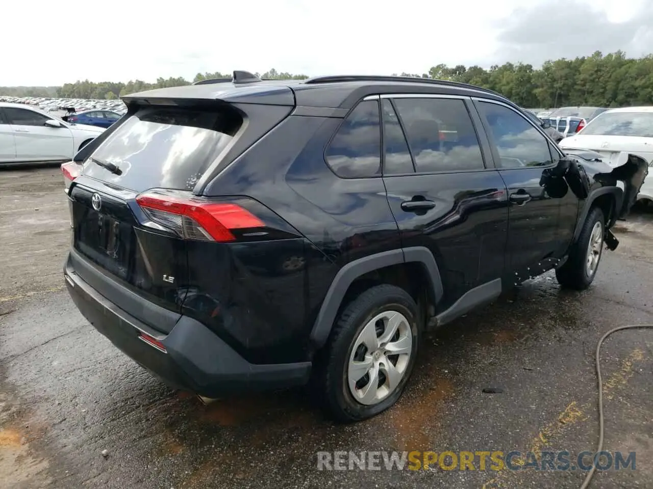 3 fotografías del automóvil dañado 2T3H1RFV2KC023965 TOYOTA RAV4 2019