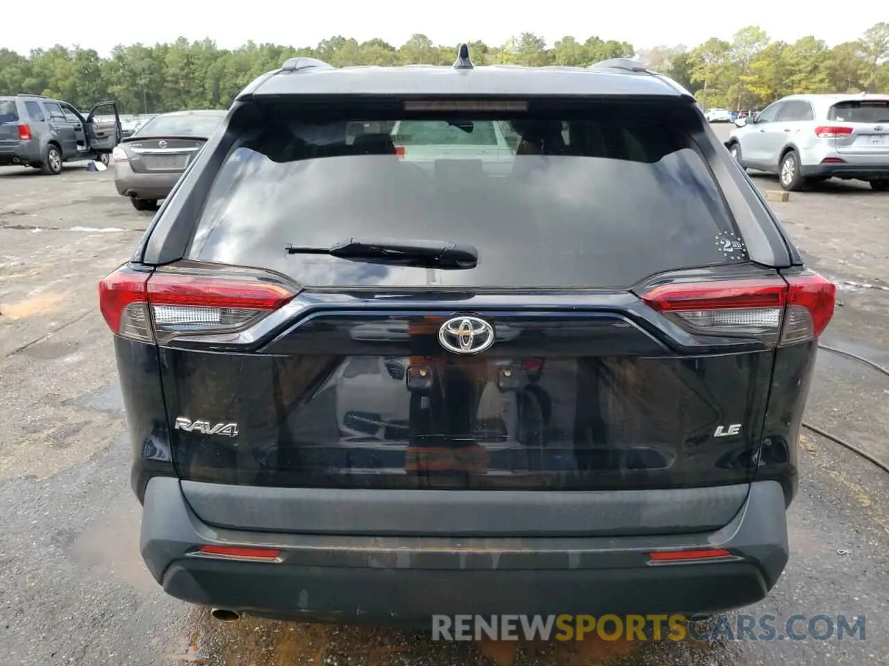 6 fotografías del automóvil dañado 2T3H1RFV2KC023965 TOYOTA RAV4 2019
