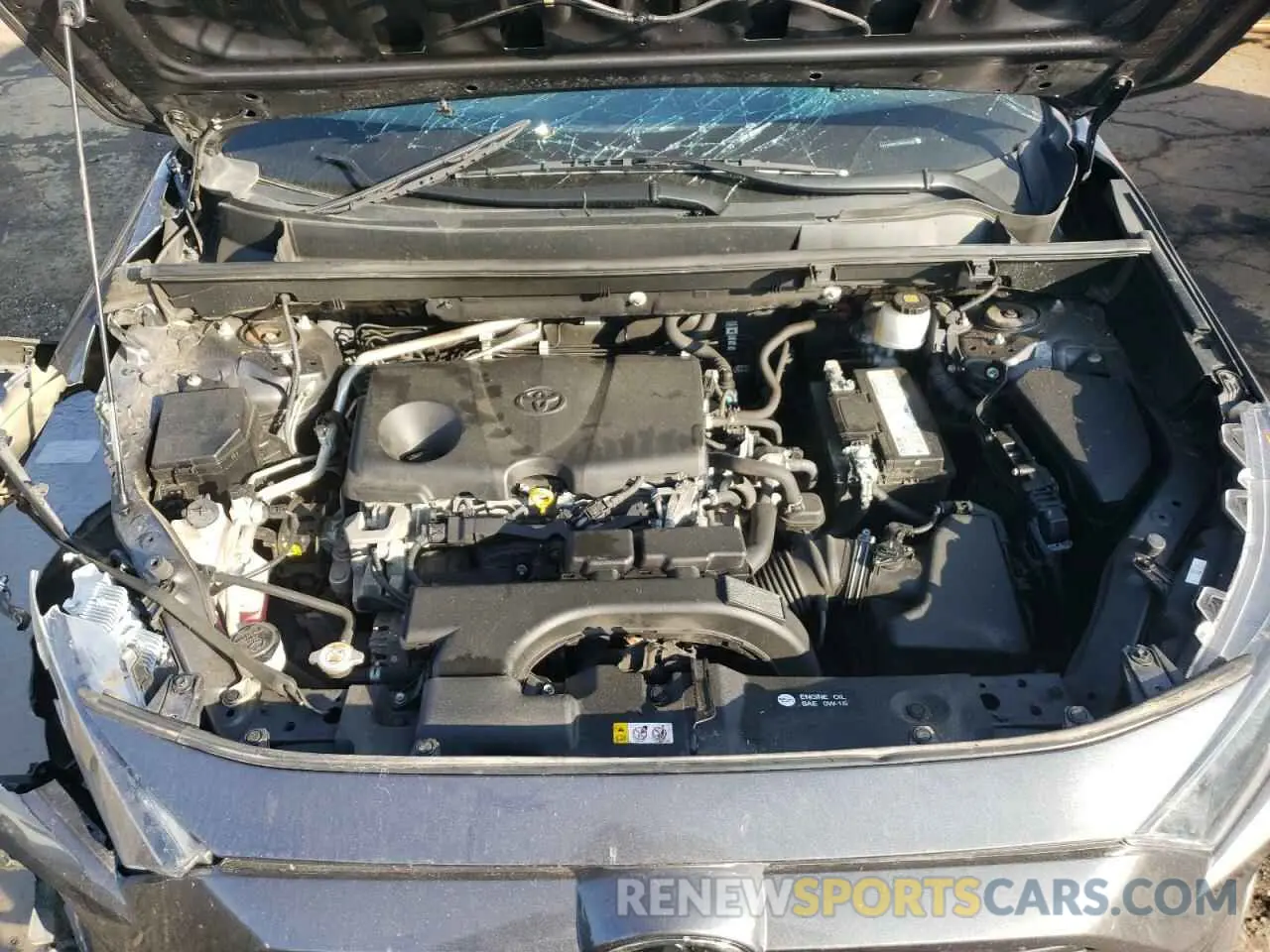 11 fotografías del automóvil dañado 2T3H1RFV2KW040537 TOYOTA RAV4 2019