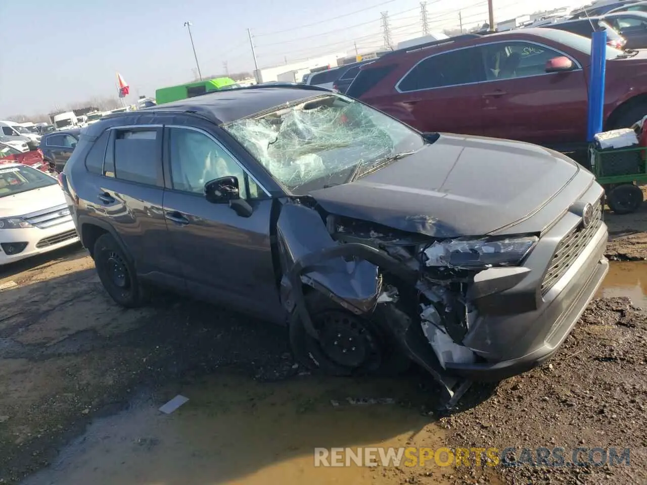 4 fotografías del automóvil dañado 2T3H1RFV2KW040537 TOYOTA RAV4 2019