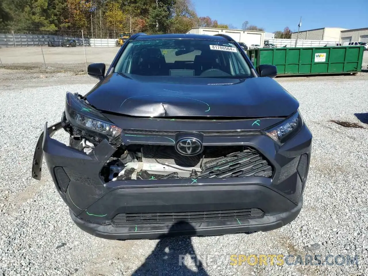 5 fotografías del automóvil dañado 2T3H1RFV2KW044782 TOYOTA RAV4 2019