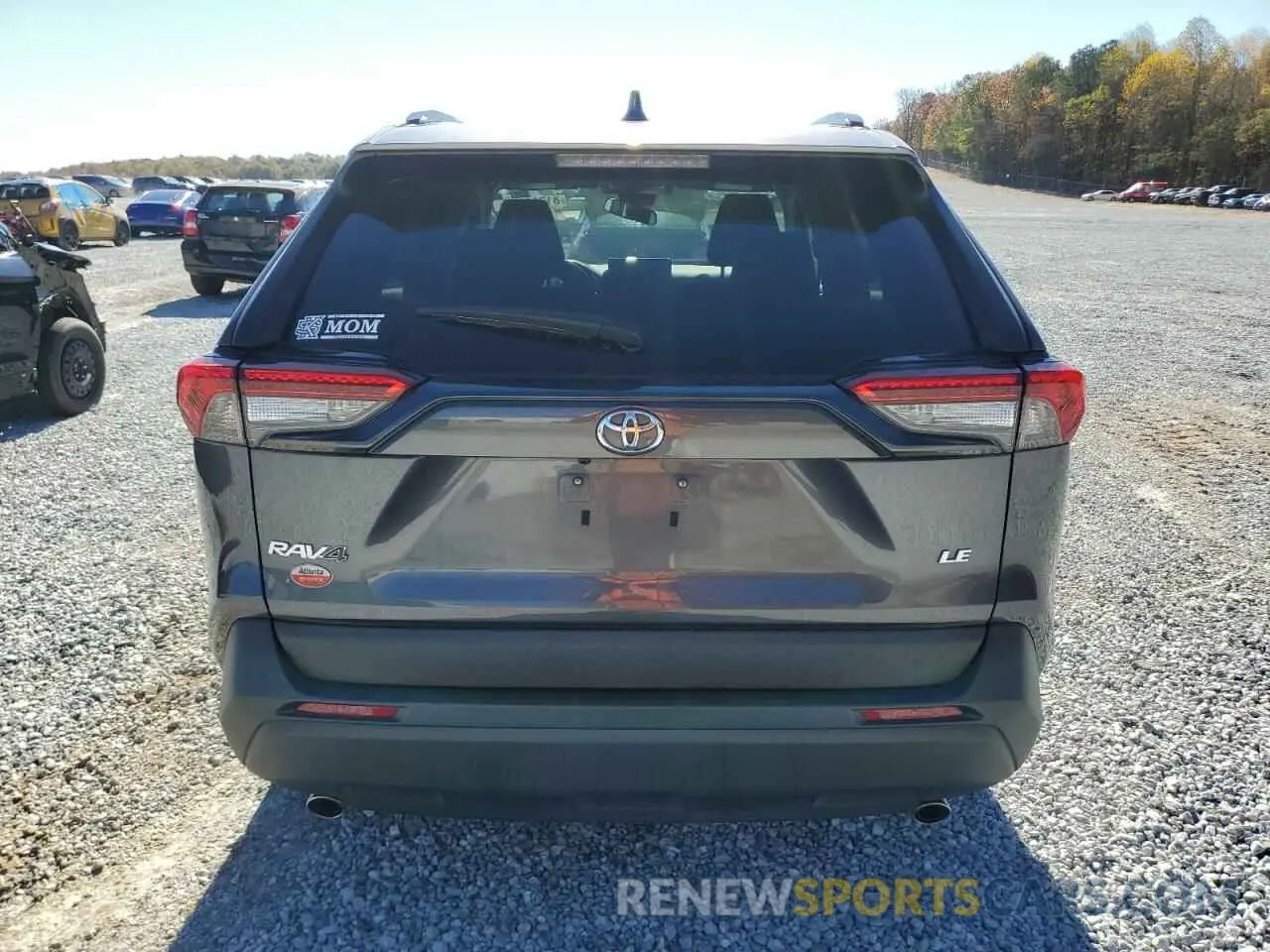 6 fotografías del automóvil dañado 2T3H1RFV2KW044782 TOYOTA RAV4 2019
