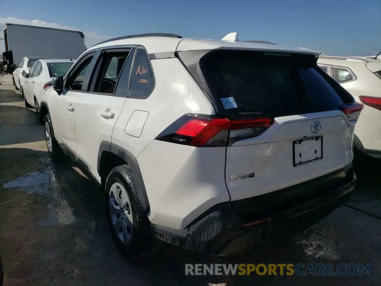 3 fotografías del automóvil dañado 2T3H1RFV2KW054695 TOYOTA RAV4 2019
