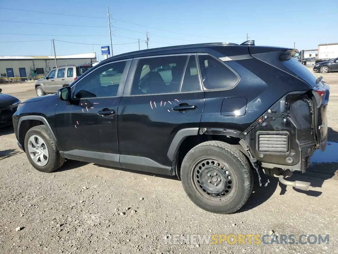 2 fotografías del automóvil dañado 2T3H1RFV3KW028655 TOYOTA RAV4 2019