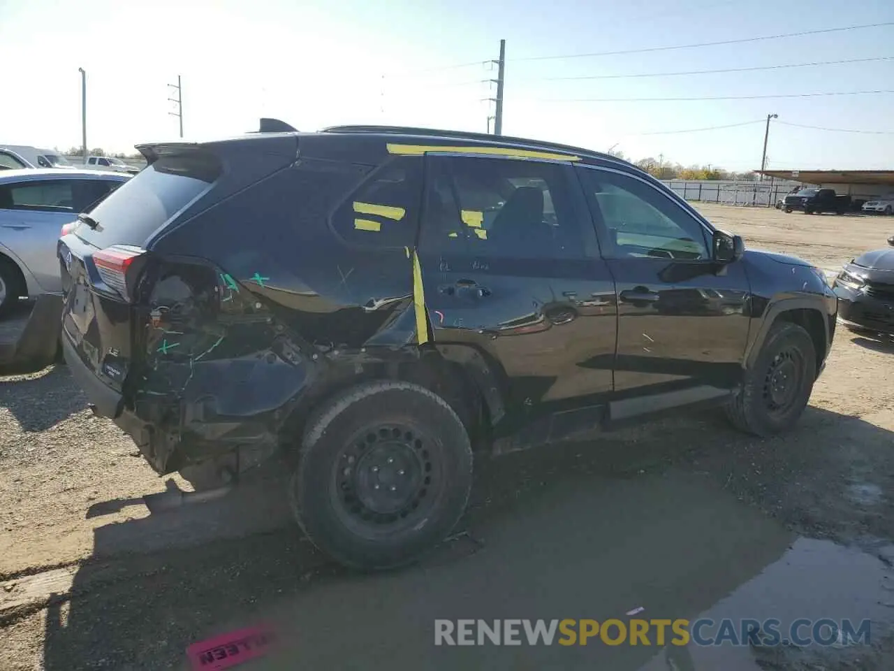 3 fotografías del automóvil dañado 2T3H1RFV3KW028655 TOYOTA RAV4 2019