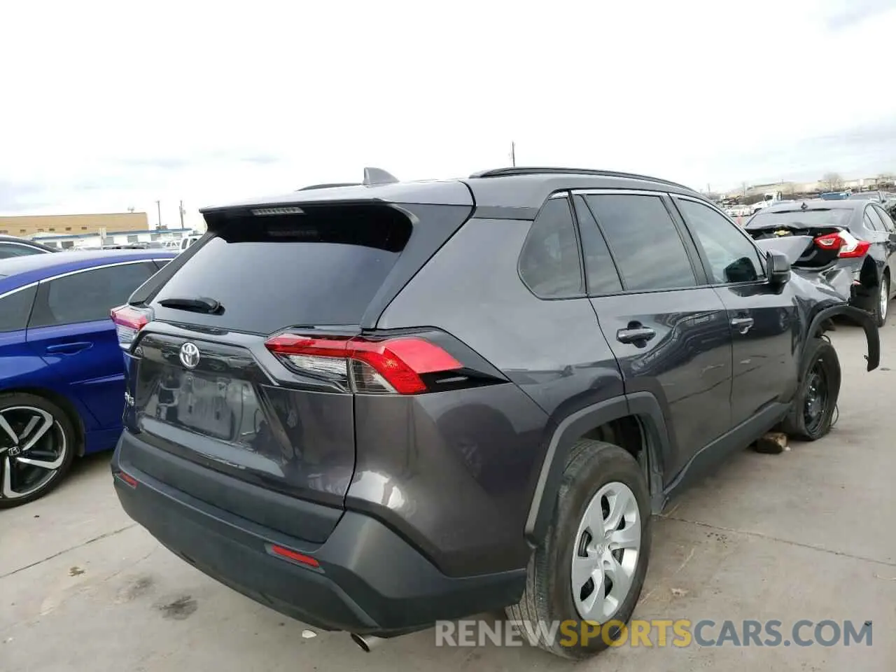 4 fotografías del automóvil dañado 2T3H1RFV3KW040837 TOYOTA RAV4 2019