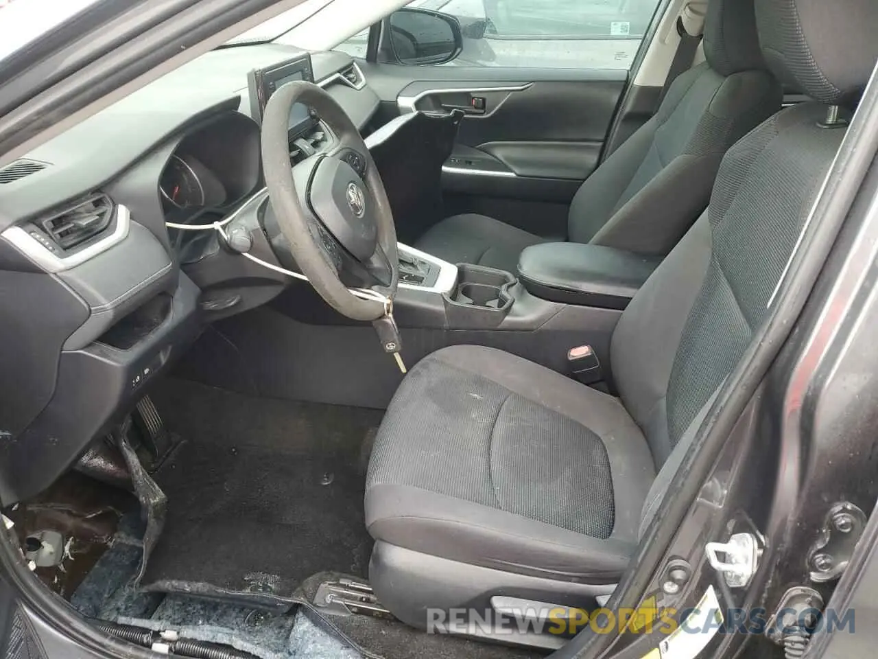 7 fotografías del automóvil dañado 2T3H1RFV4KW006177 TOYOTA RAV4 2019