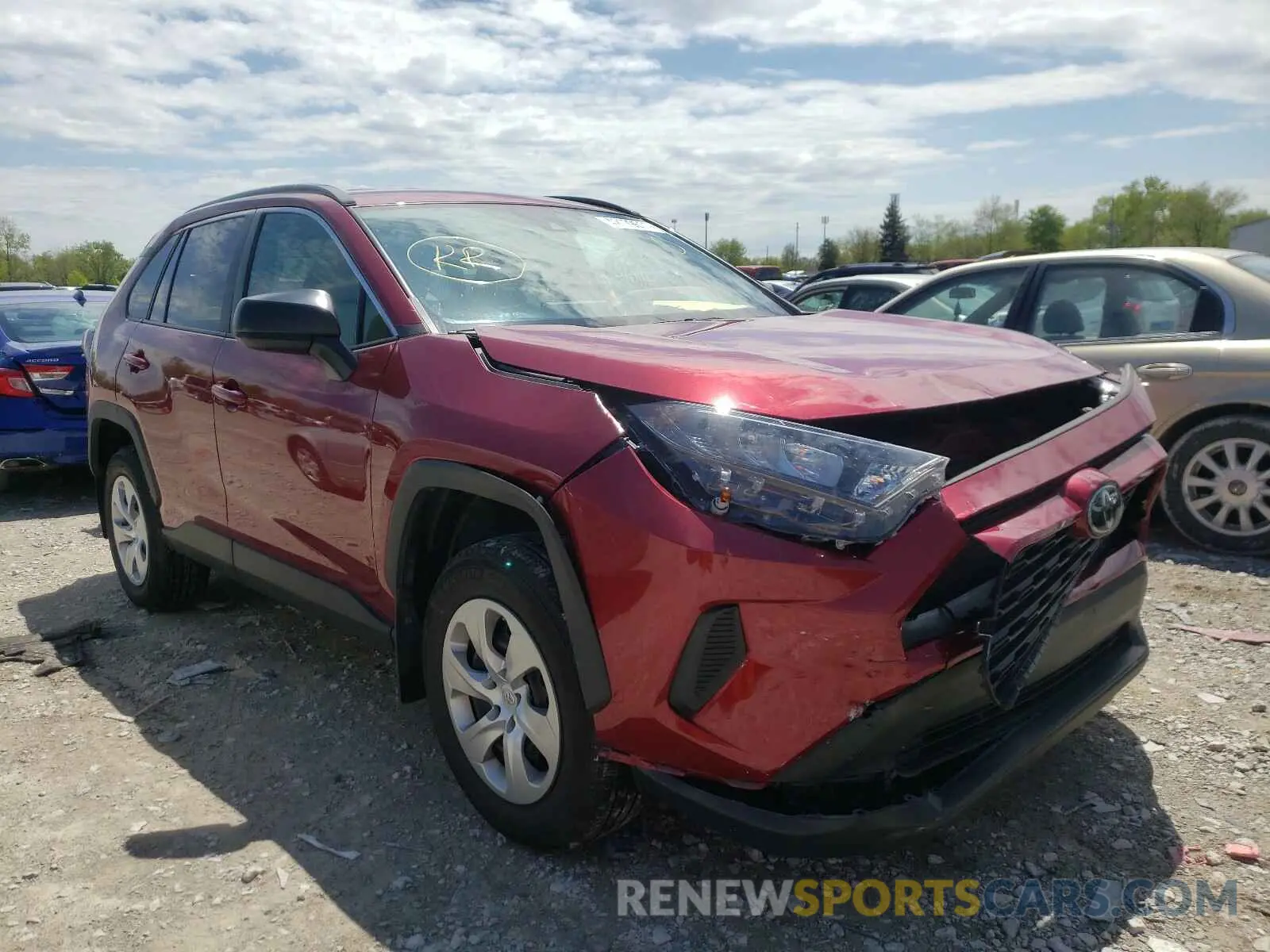 1 fotografías del automóvil dañado 2T3H1RFV4KW029796 TOYOTA RAV4 2019