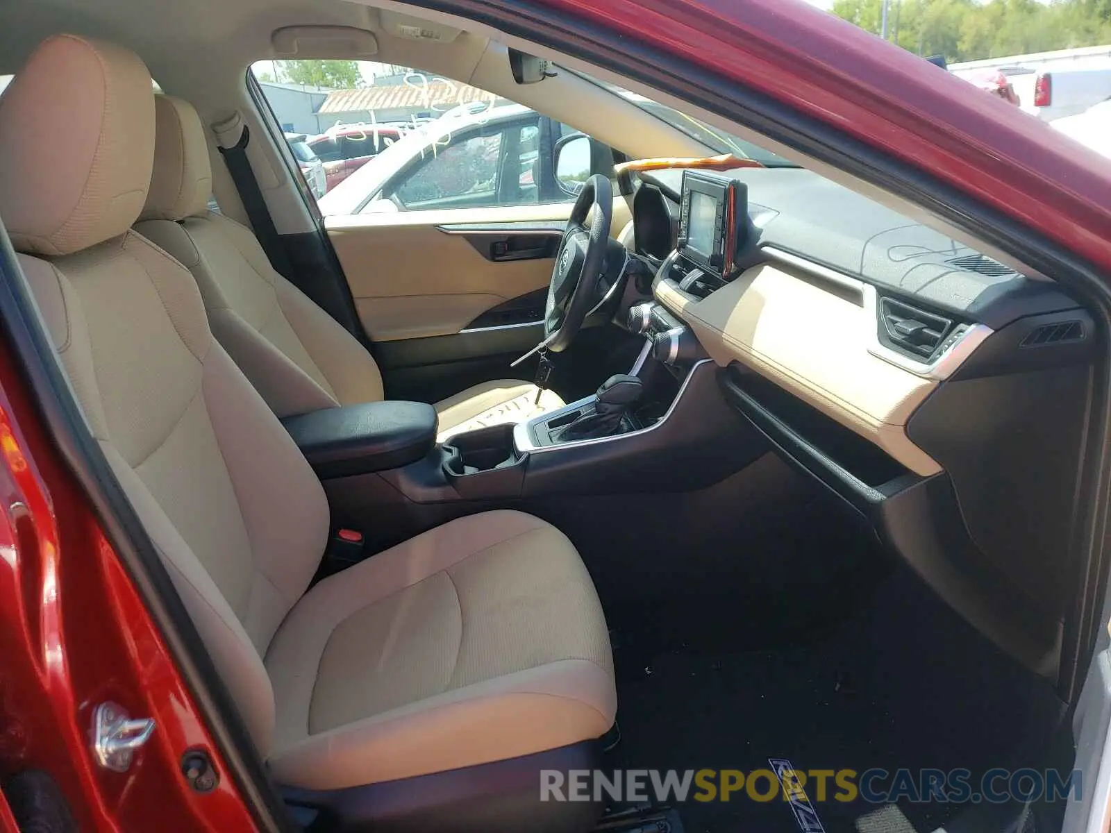 5 fotografías del automóvil dañado 2T3H1RFV4KW029796 TOYOTA RAV4 2019