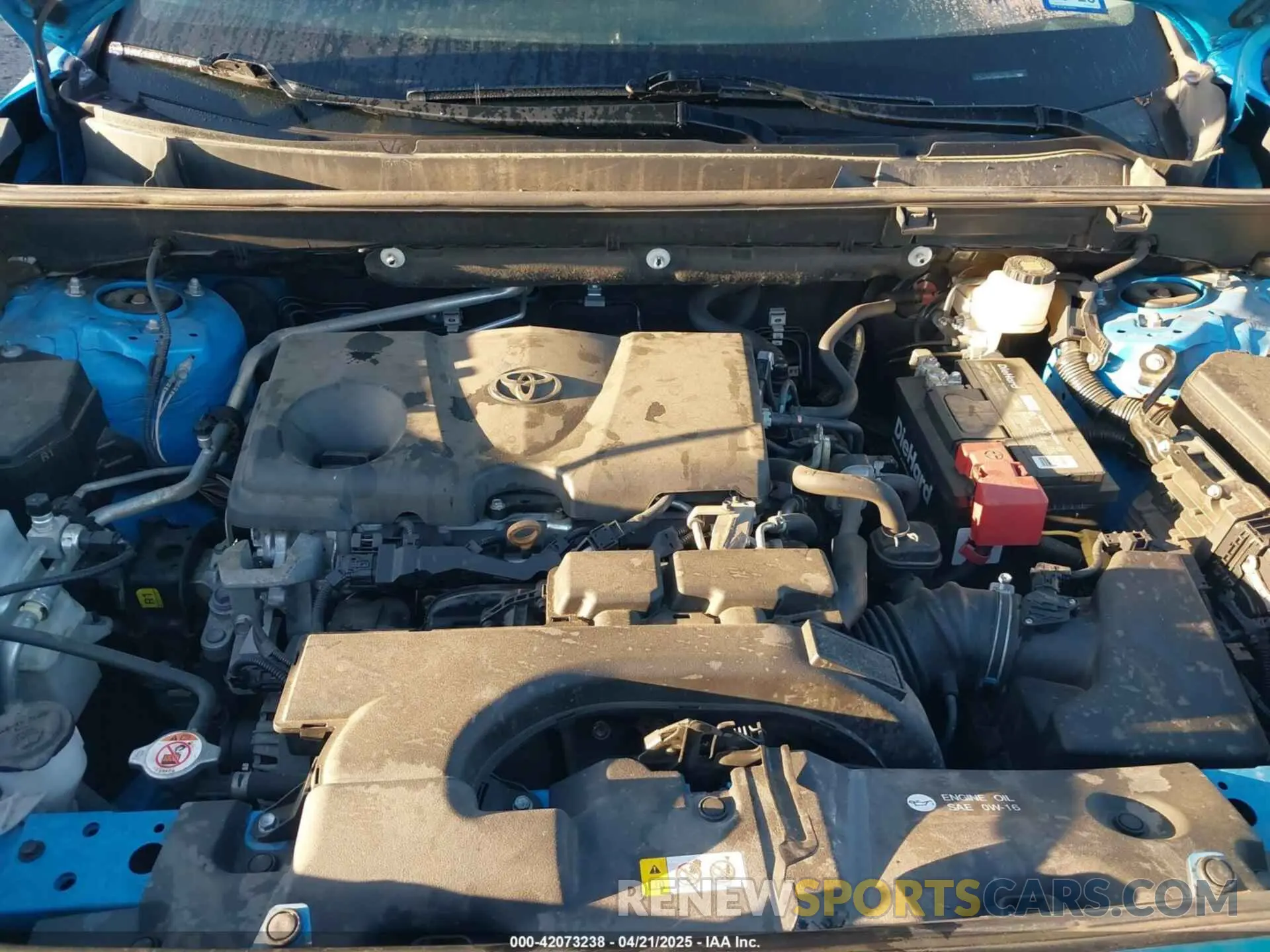 10 fotografías del automóvil dañado 2T3H1RFV5KW034652 TOYOTA RAV4 2019