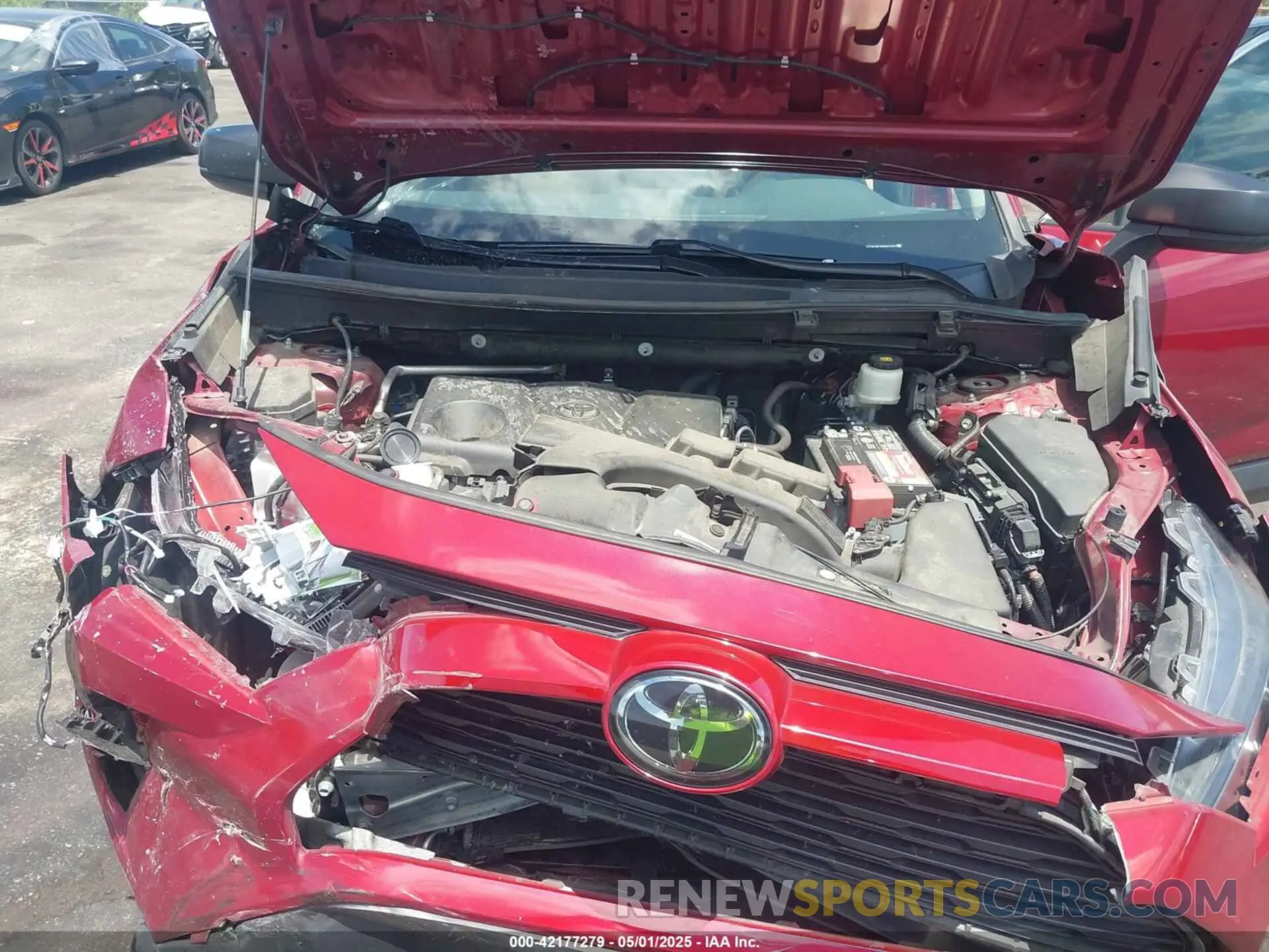 10 fotografías del automóvil dañado 2T3H1RFV5KW045263 TOYOTA RAV4 2019