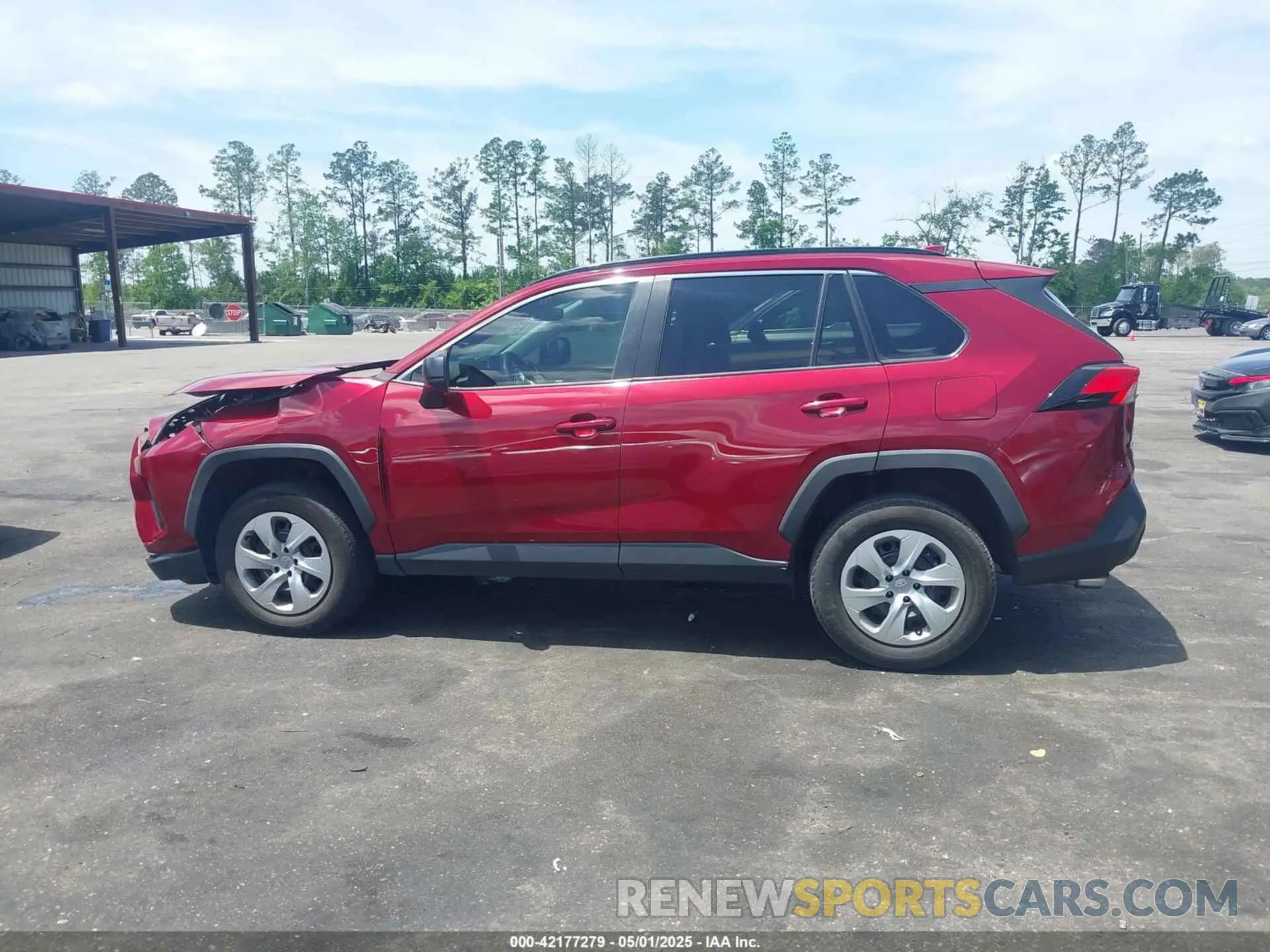 14 fotografías del automóvil dañado 2T3H1RFV5KW045263 TOYOTA RAV4 2019