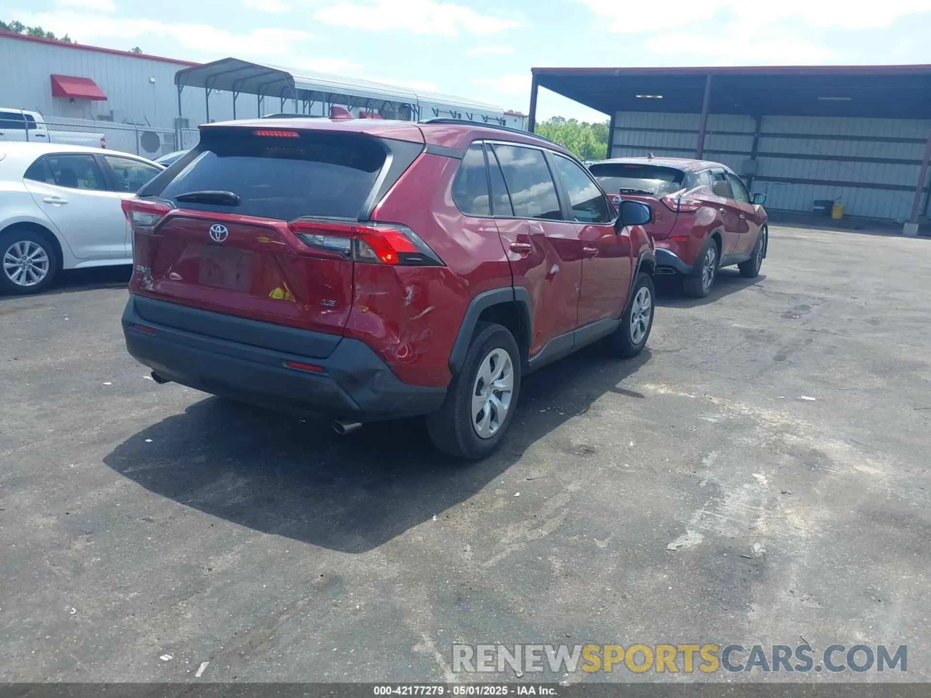 4 fotografías del automóvil dañado 2T3H1RFV5KW045263 TOYOTA RAV4 2019
