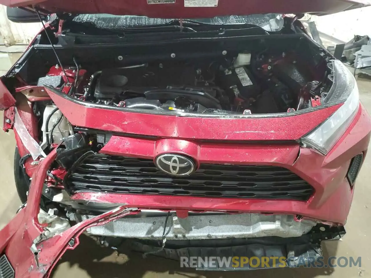 12 fotografías del automóvil dañado 2T3H1RFV5KW055355 TOYOTA RAV4 2019