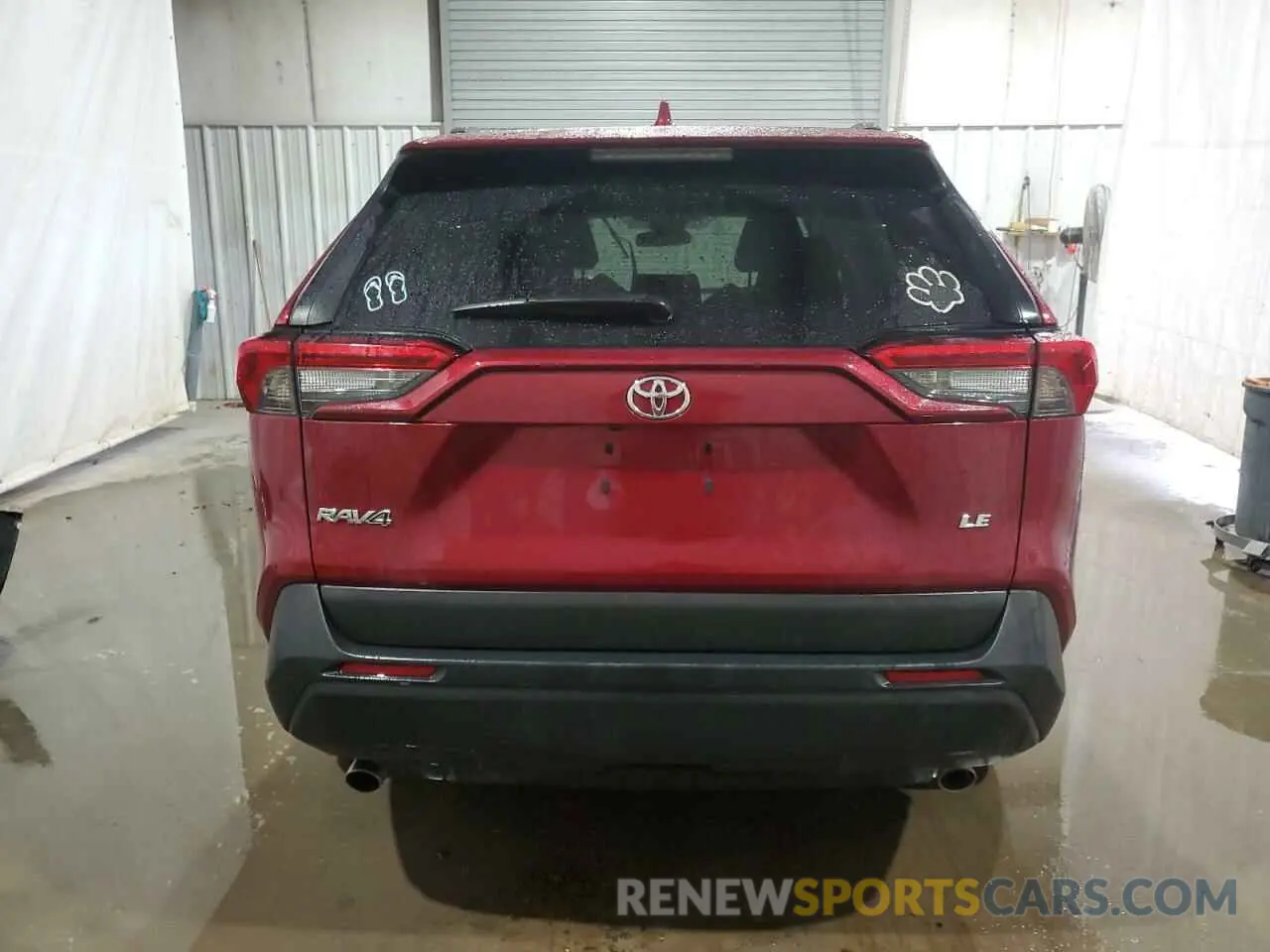 6 fotografías del automóvil dañado 2T3H1RFV5KW055355 TOYOTA RAV4 2019