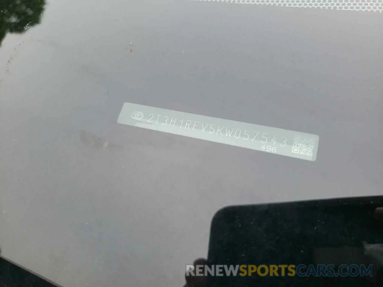 13 fotografías del automóvil dañado 2T3H1RFV5KW057543 TOYOTA RAV4 2019